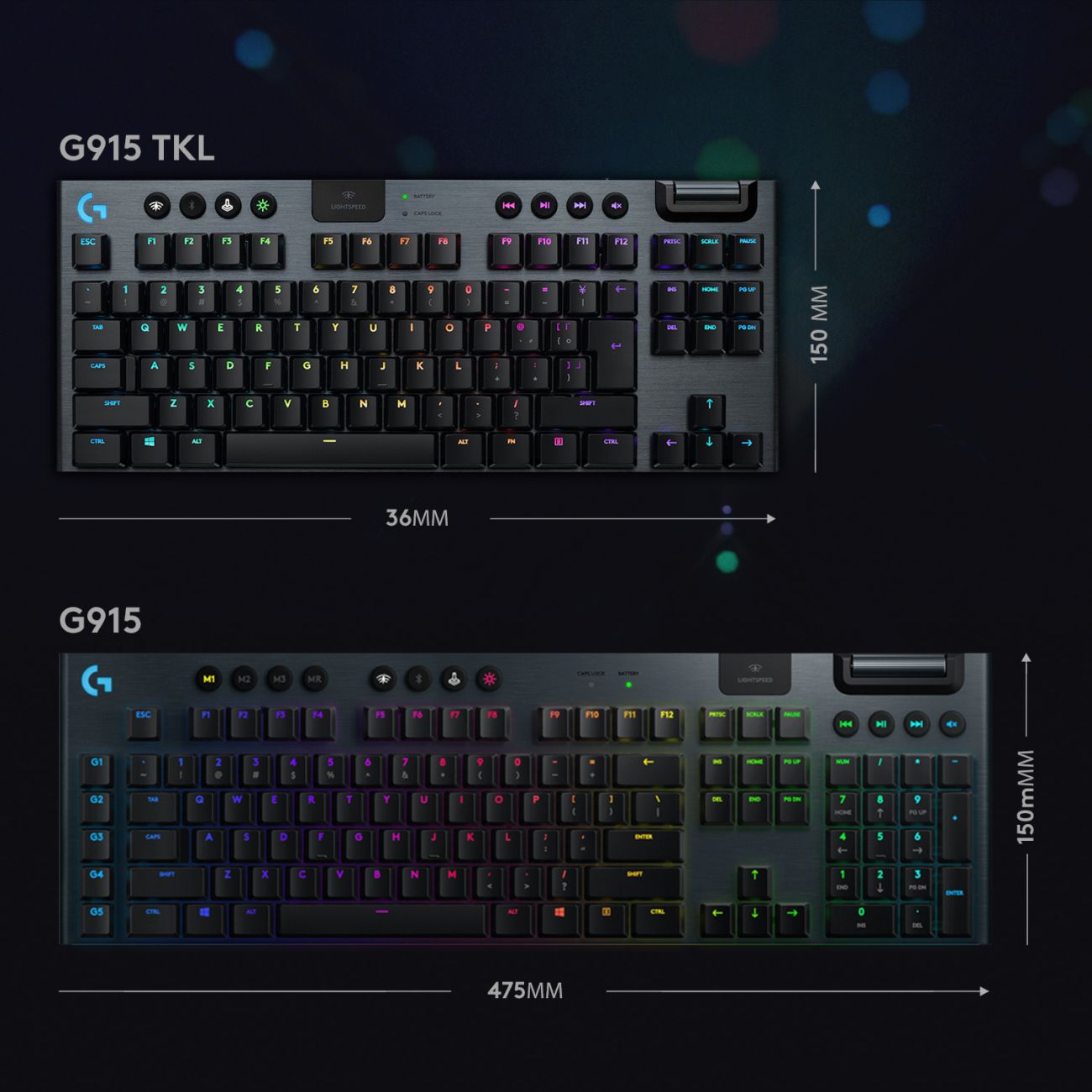 Купить Игровая клавиатура Logitech G915 Tactile (920-008909) (русская  раскладка) в каталоге интернет магазина М.Видео по выгодной цене с  доставкой, отзывы, фотографии - Москва