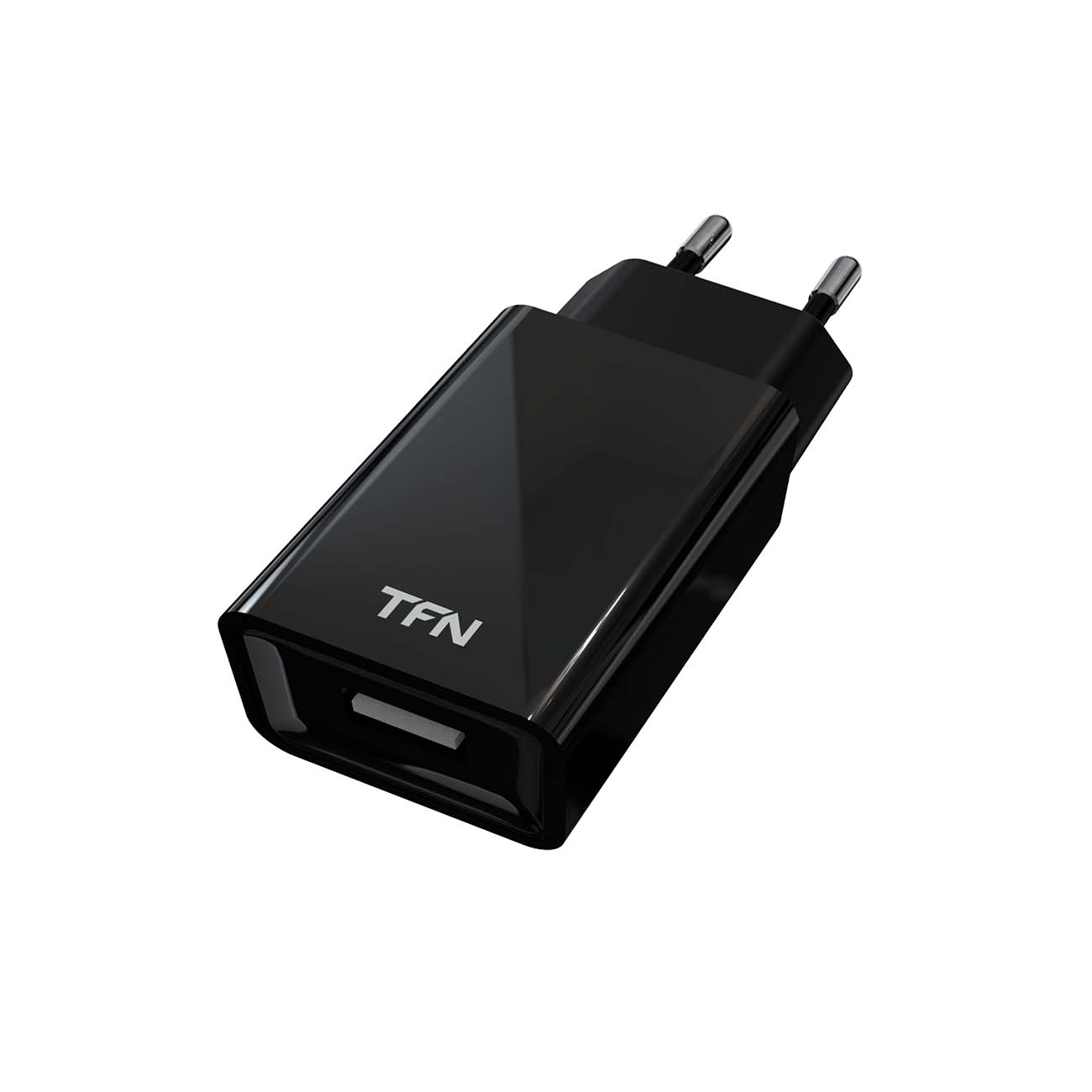 Изображение товара Сетевое зарядное устройство TFN USB 1A Black (TFN-WC1U1ABK)