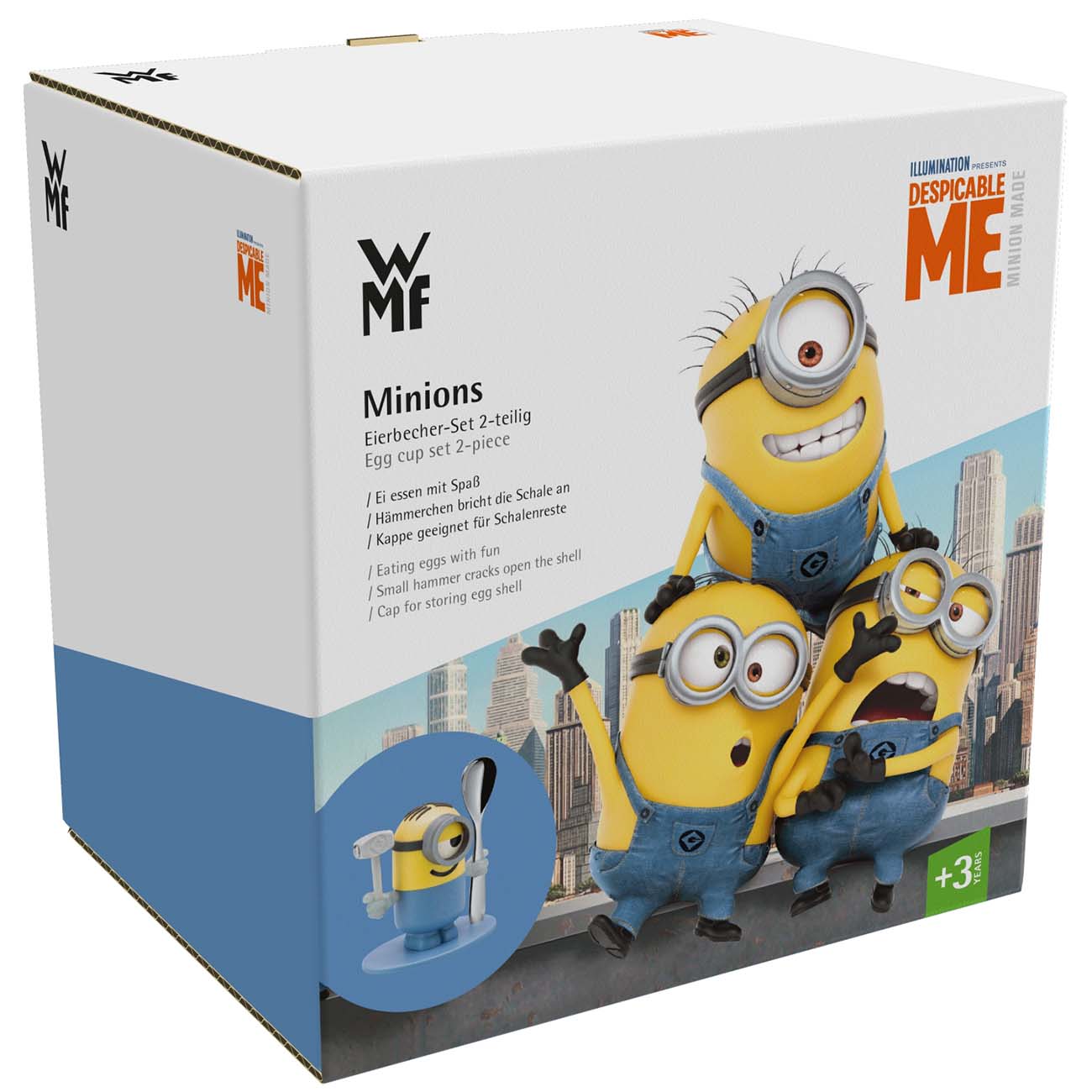 Купить Подставка для яйца с ложкой WMF MINIONS (1286226040) в каталоге  интернет магазина М.Видео по выгодной цене с доставкой, отзывы, фотографии  - Москва