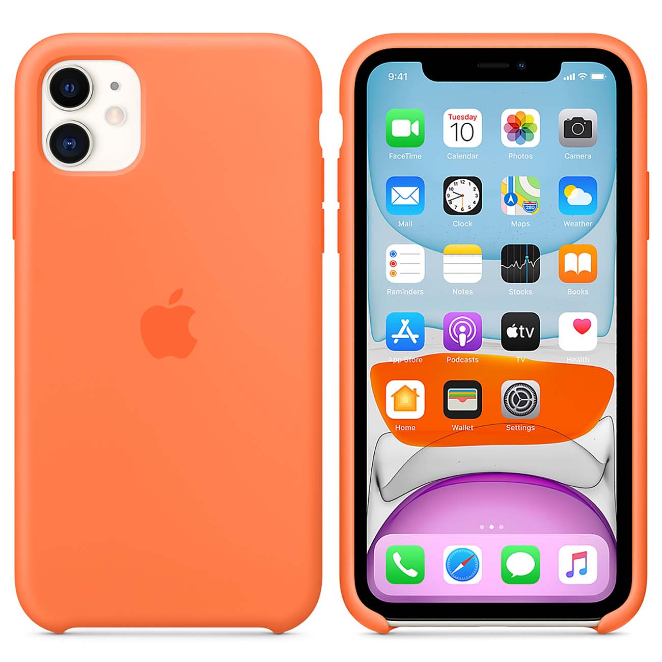 Купить Чехол Apple iPhone 11 Silicone Case Vitamin C (MY192ZM/A) в каталоге  интернет магазина М.Видео по выгодной цене с доставкой, отзывы, фотографии  - Москва