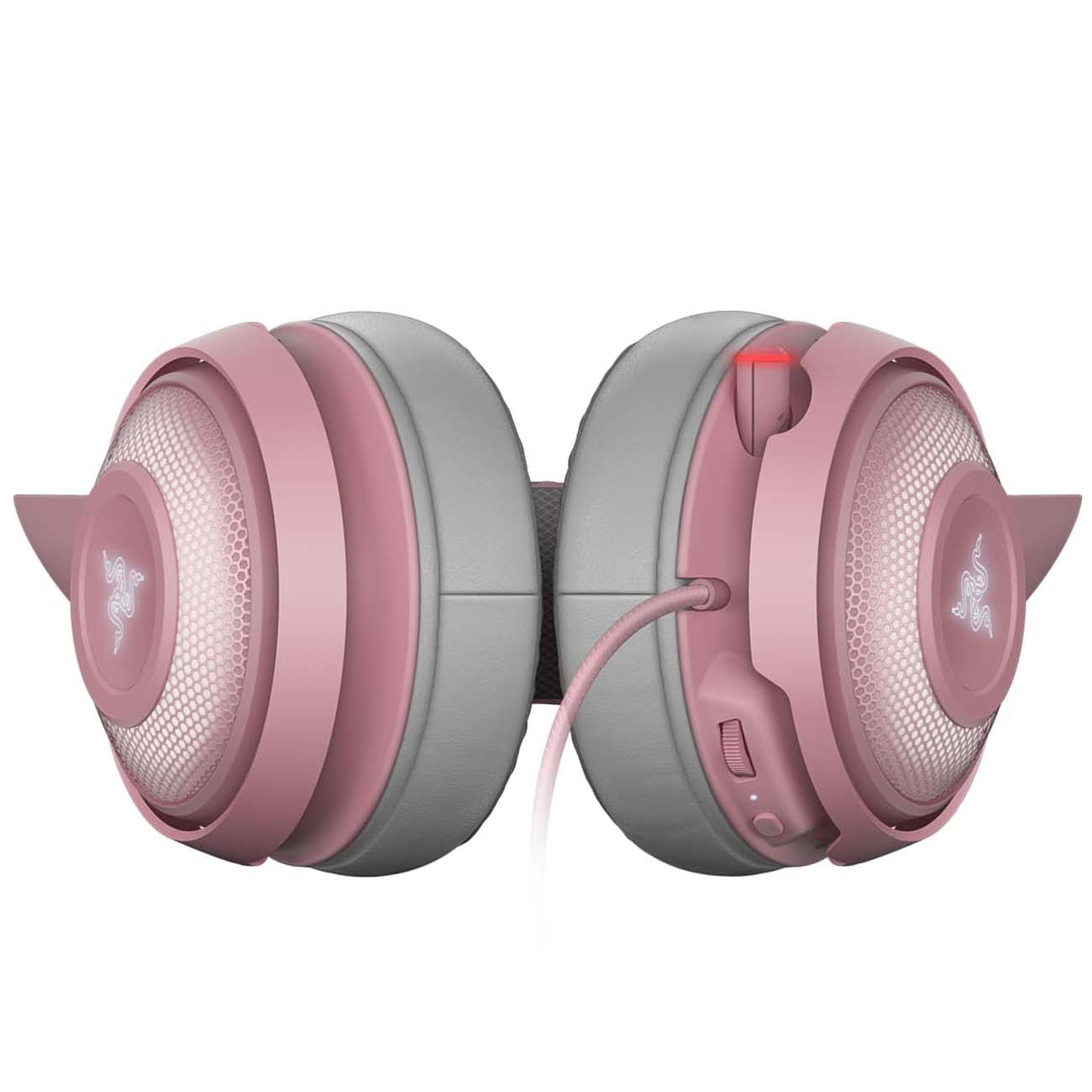 Купить Игровые наушники Razer Kraken Kitty Edition Quartz  (RZ04-02980200-R3M1) в каталоге интернет магазина М.Видео по выгодной цене  с доставкой, отзывы, фотографии - Москва