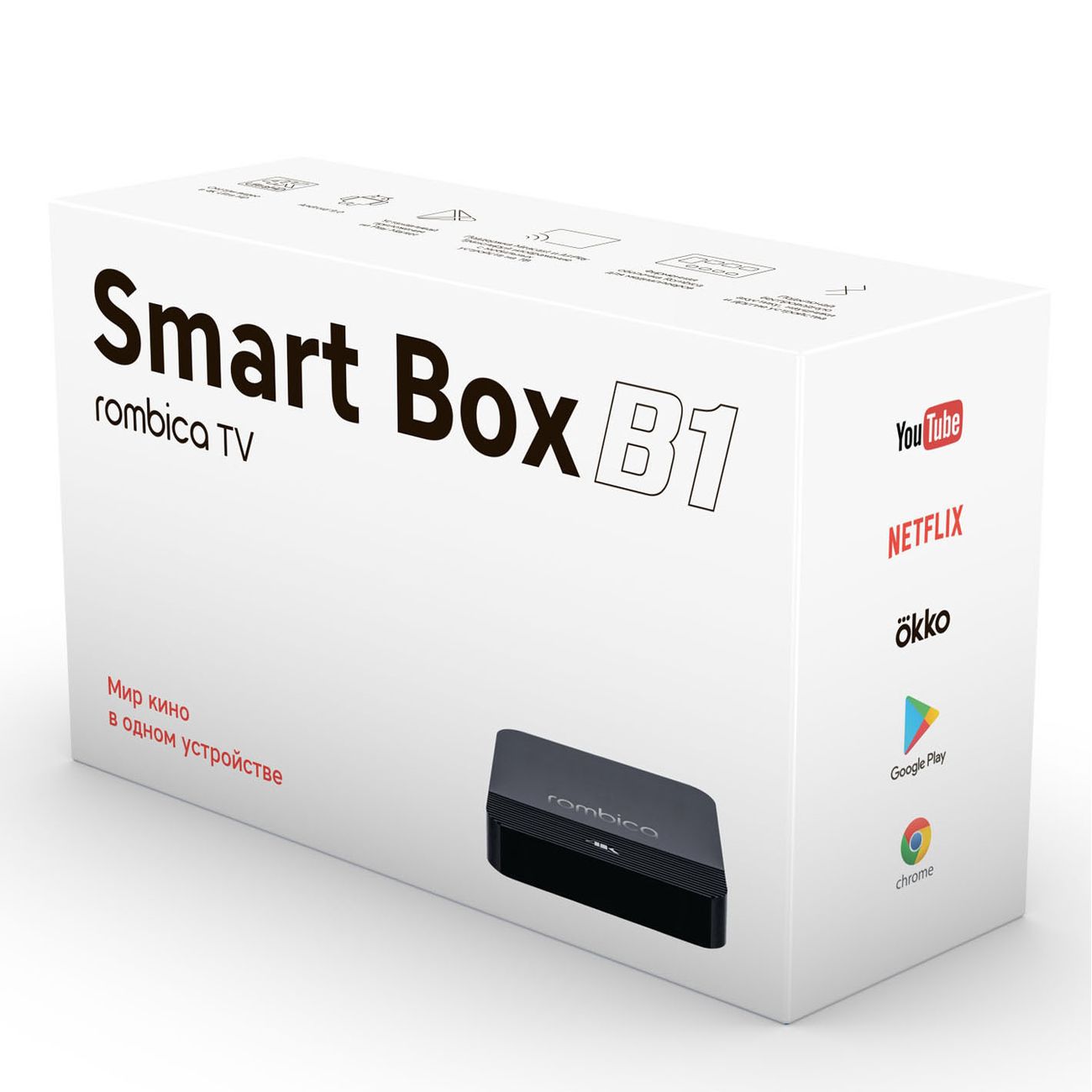 Купить Smart-TV приставка Rombica Smart Box B1 в каталоге интернет магазина  М.Видео по выгодной цене с доставкой, отзывы, фотографии - Москва