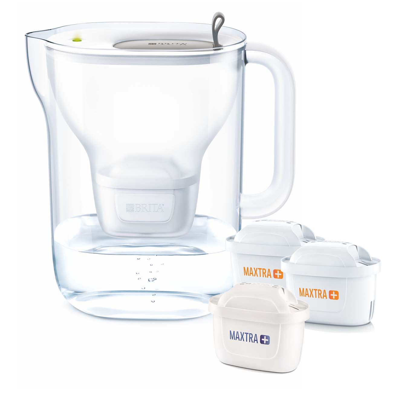 Изображение товара Фильтр для очистки воды BRITA Style XL 3,6л серый + 3MAXTRA+(2 Жесткость Эксперт; 1 Универсальный)