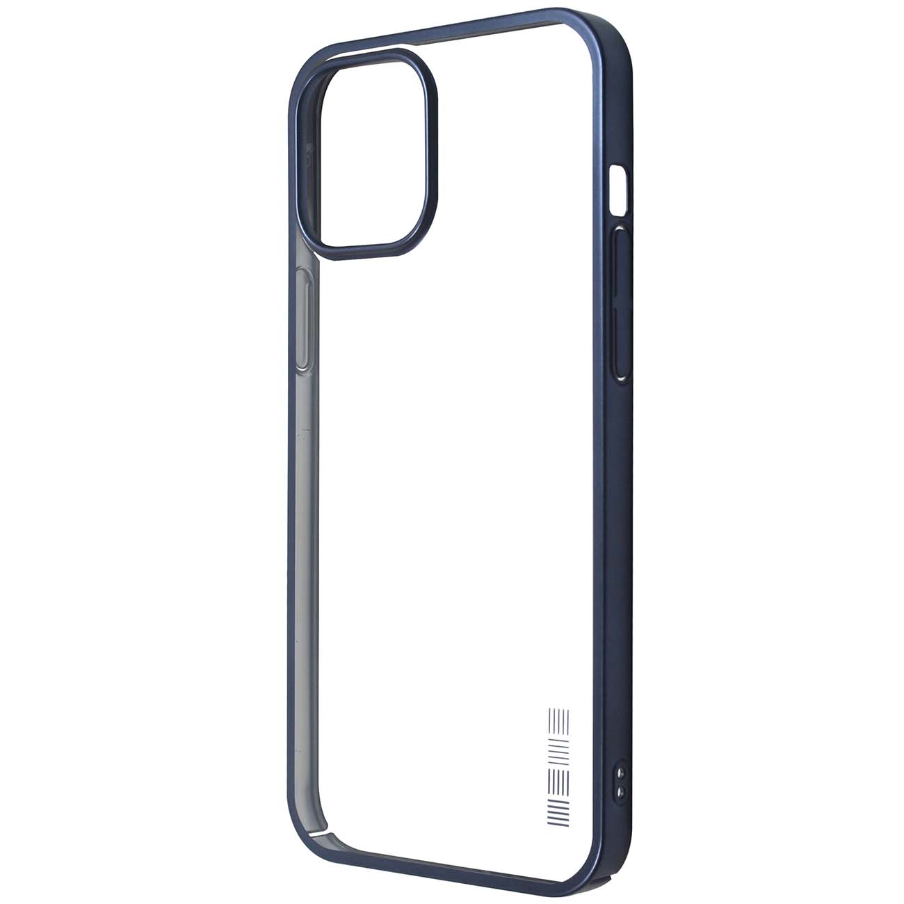 Чехол InterStep Decor NEW MAT iPhone 12 Pro Max Синий