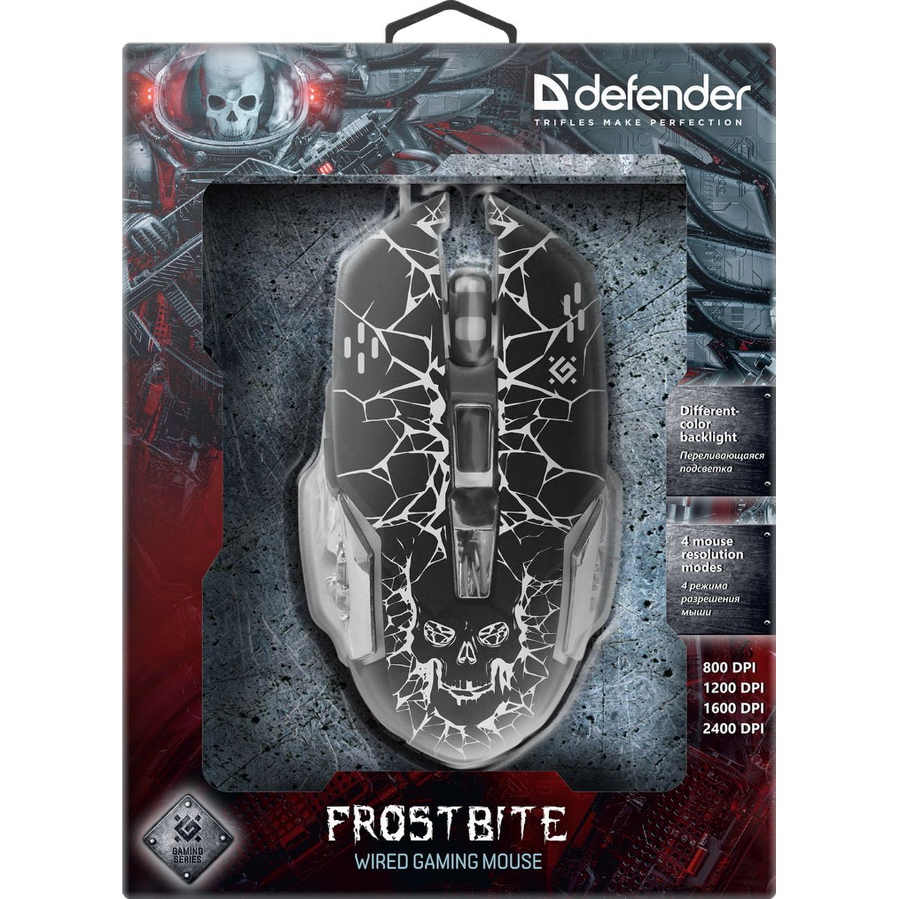 Купить Игровая мышь Defender FrostBite GM-043 (52043) в каталоге интернет  магазина М.Видео по выгодной цене с доставкой, отзывы, фотографии - Москва