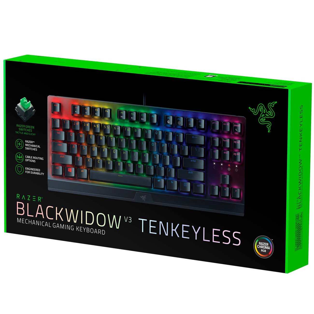 Купить Игровая клавиатура Razer BlackWidow V3 TKL (RZ03-03490700-R3R1) в  каталоге интернет магазина М.Видео по выгодной цене с доставкой, отзывы,  фотографии - Москва