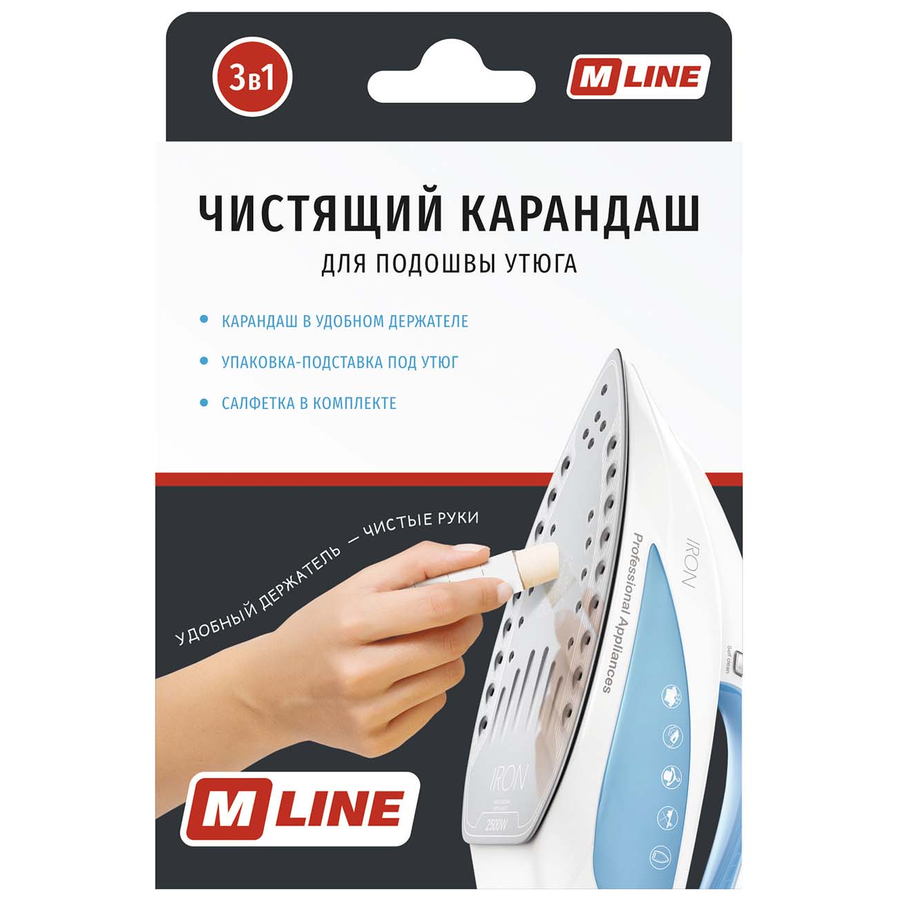 Купить Чистящий карандаш для подошвы утюга WiMAX CS-MLINE в каталоге  интернет магазина М.Видео по выгодной цене с доставкой, отзывы, фотографии  - Москва