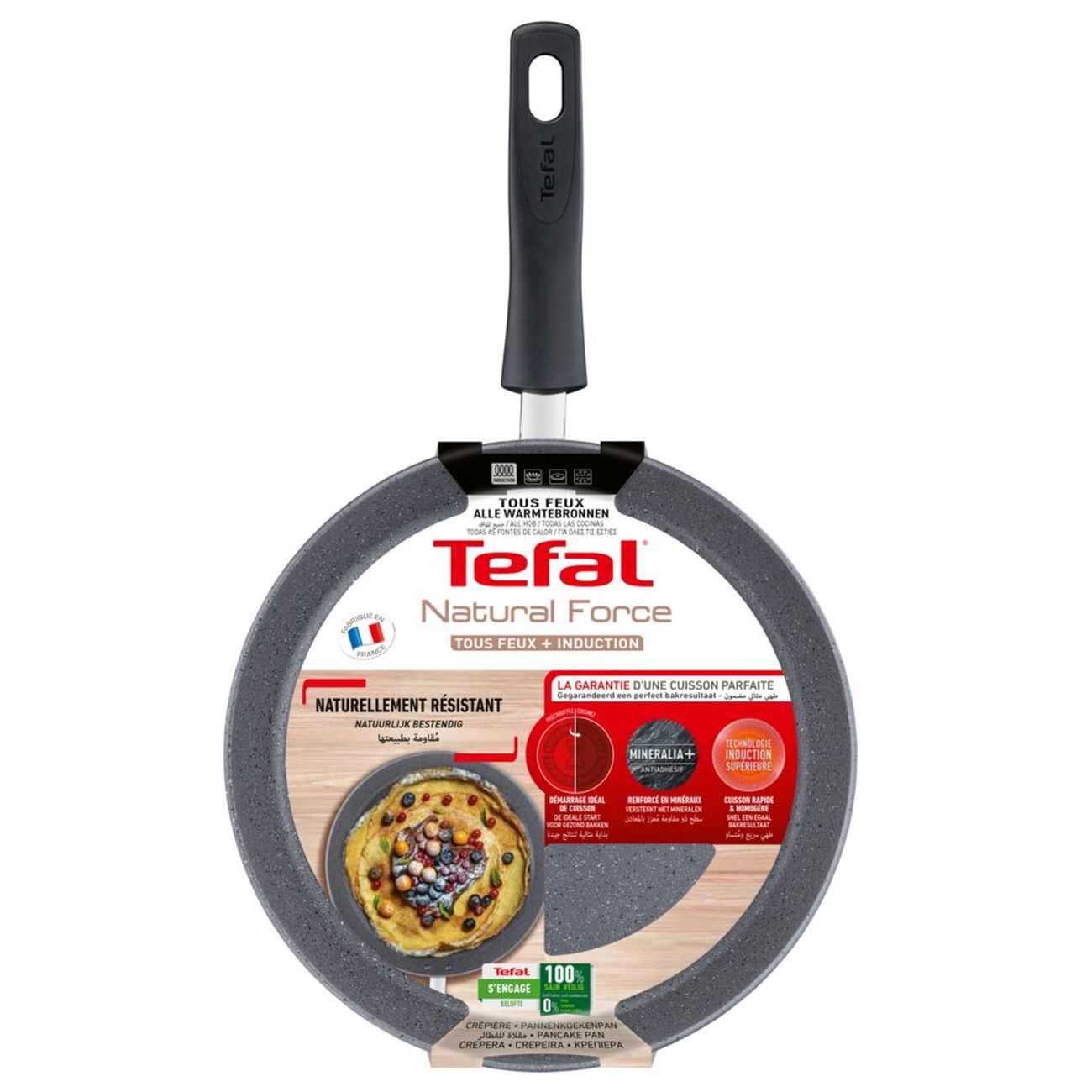 Сковорода tefal natural force