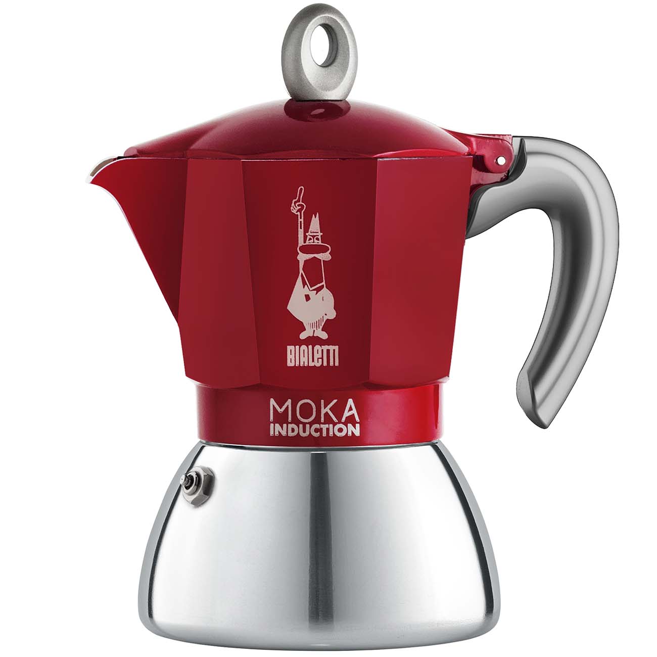 Изображение товара Кофейник Bialetti Moka Induction Red, 6 порций (0006946)