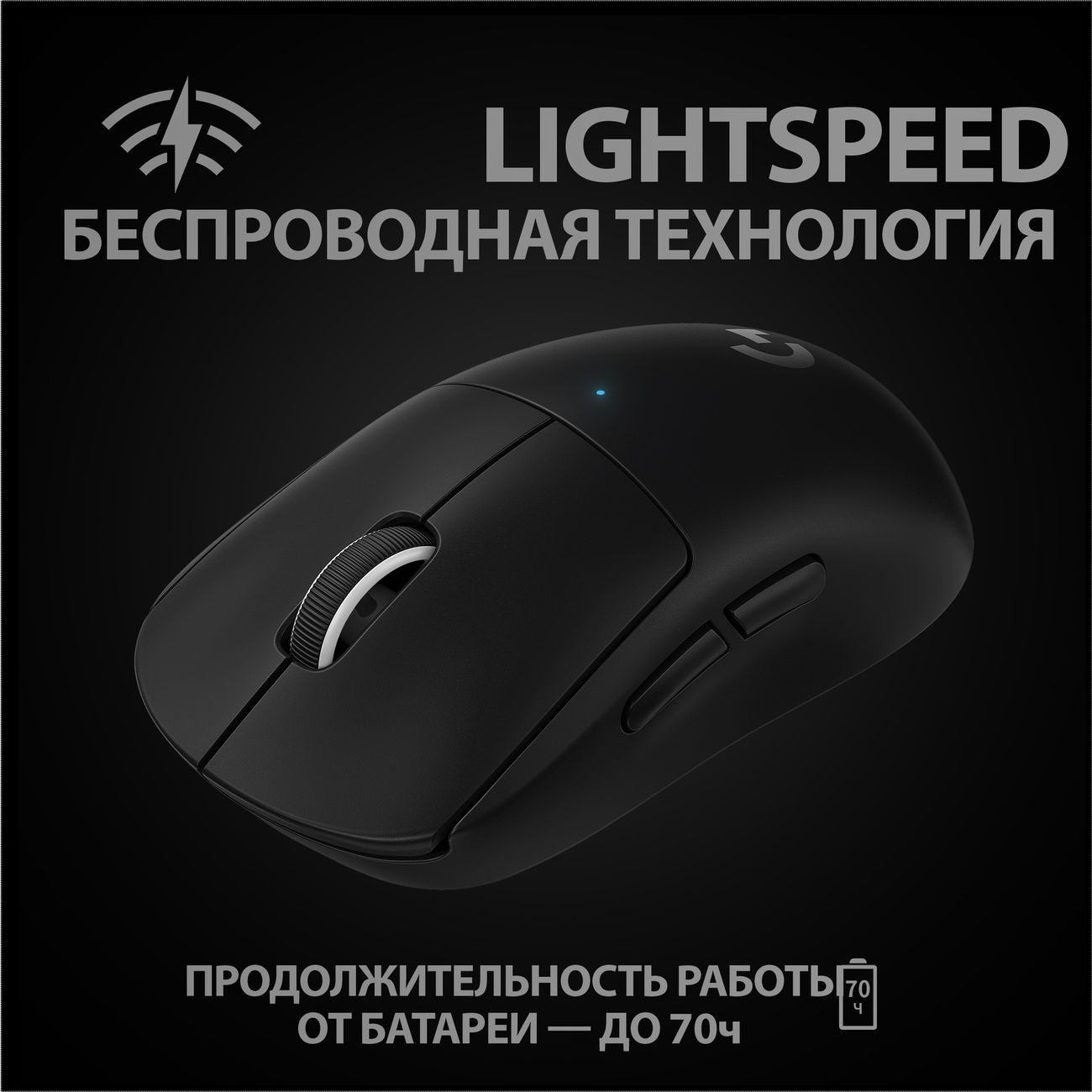 Игровая мышь Logitech G PRO X Superlight Black (910-005880)