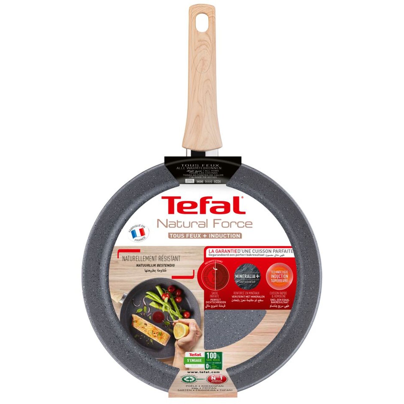 Сковорода tefal natural force