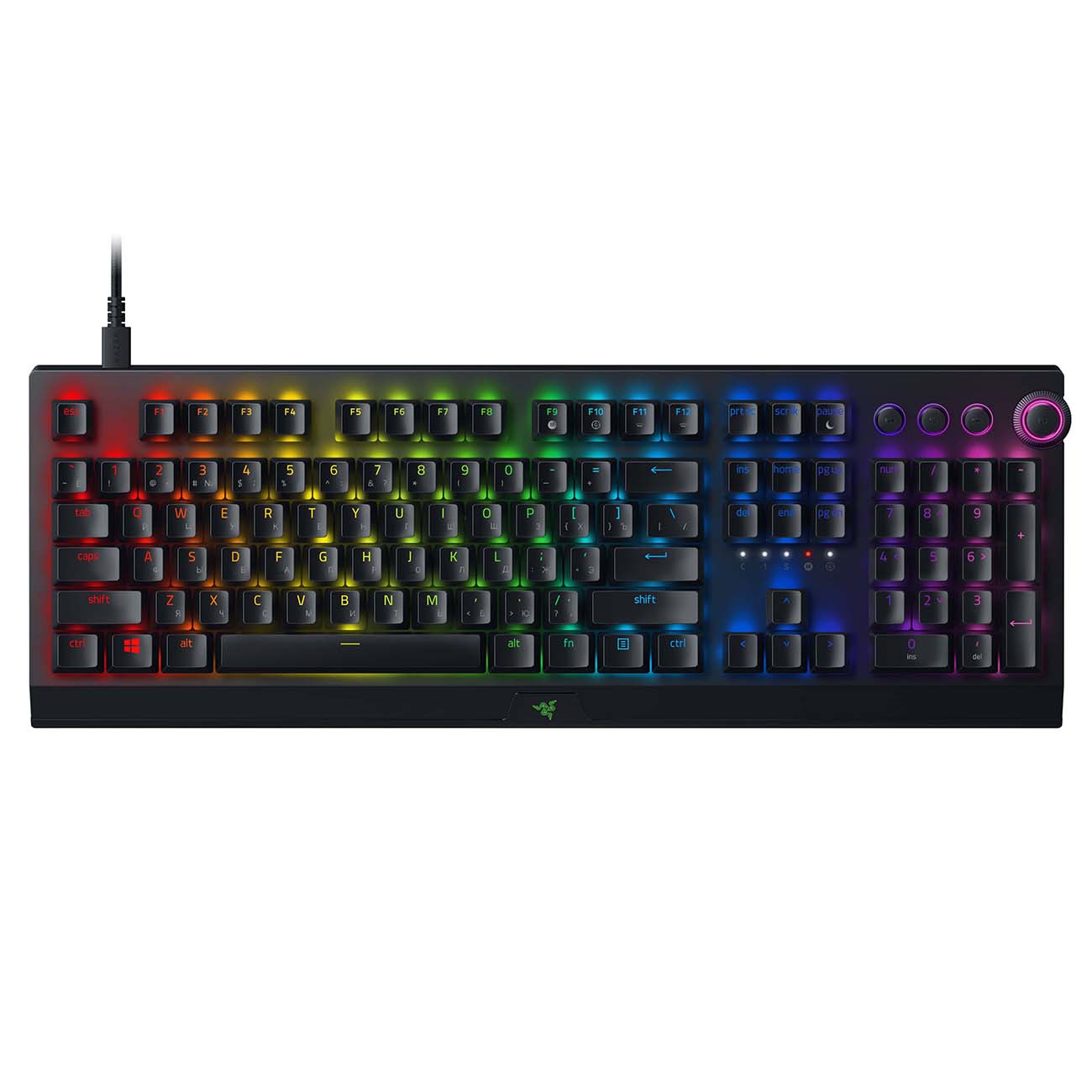 Купить Игровая клавиатура Razer BlackWidow V3 Pro (Green Switch) в каталоге  интернет магазина М.Видео по выгодной цене с доставкой, отзывы, фотографии  - Москва