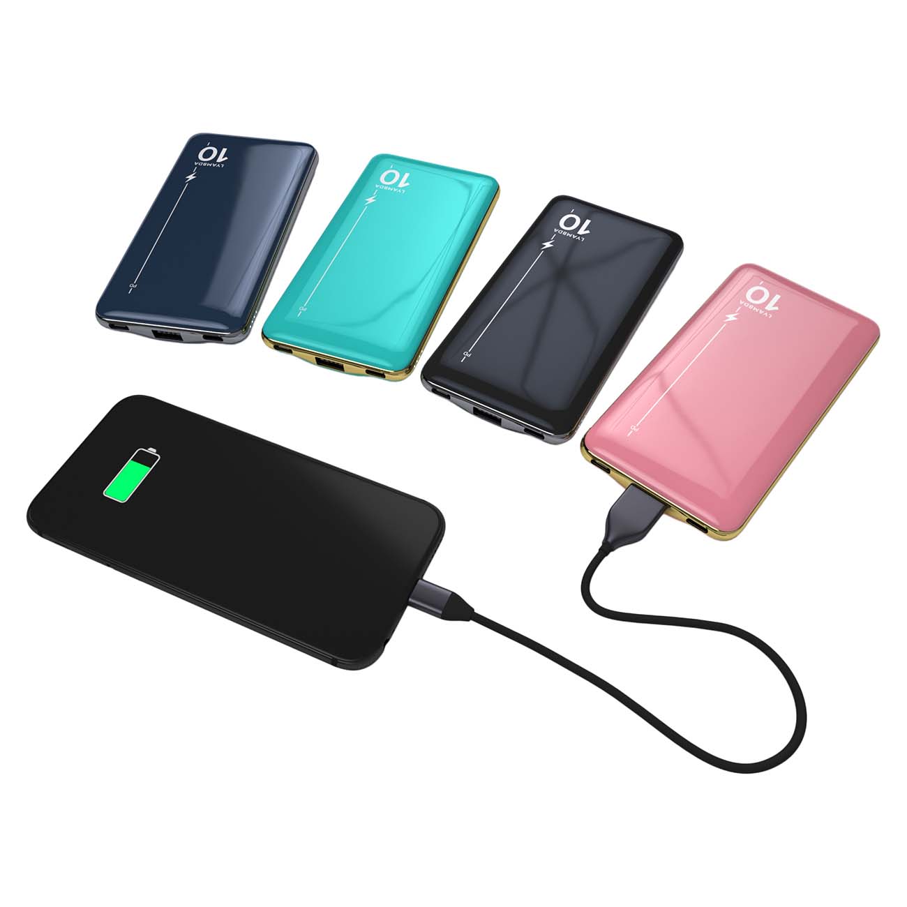 Купить Внешний аккумулятор LYAMBDA 10000mAh PD+QC3.0 Slim Pink (LP301-PK) в  каталоге интернет магазина М.Видео по выгодной цене с доставкой, отзывы,  фотографии - Москва