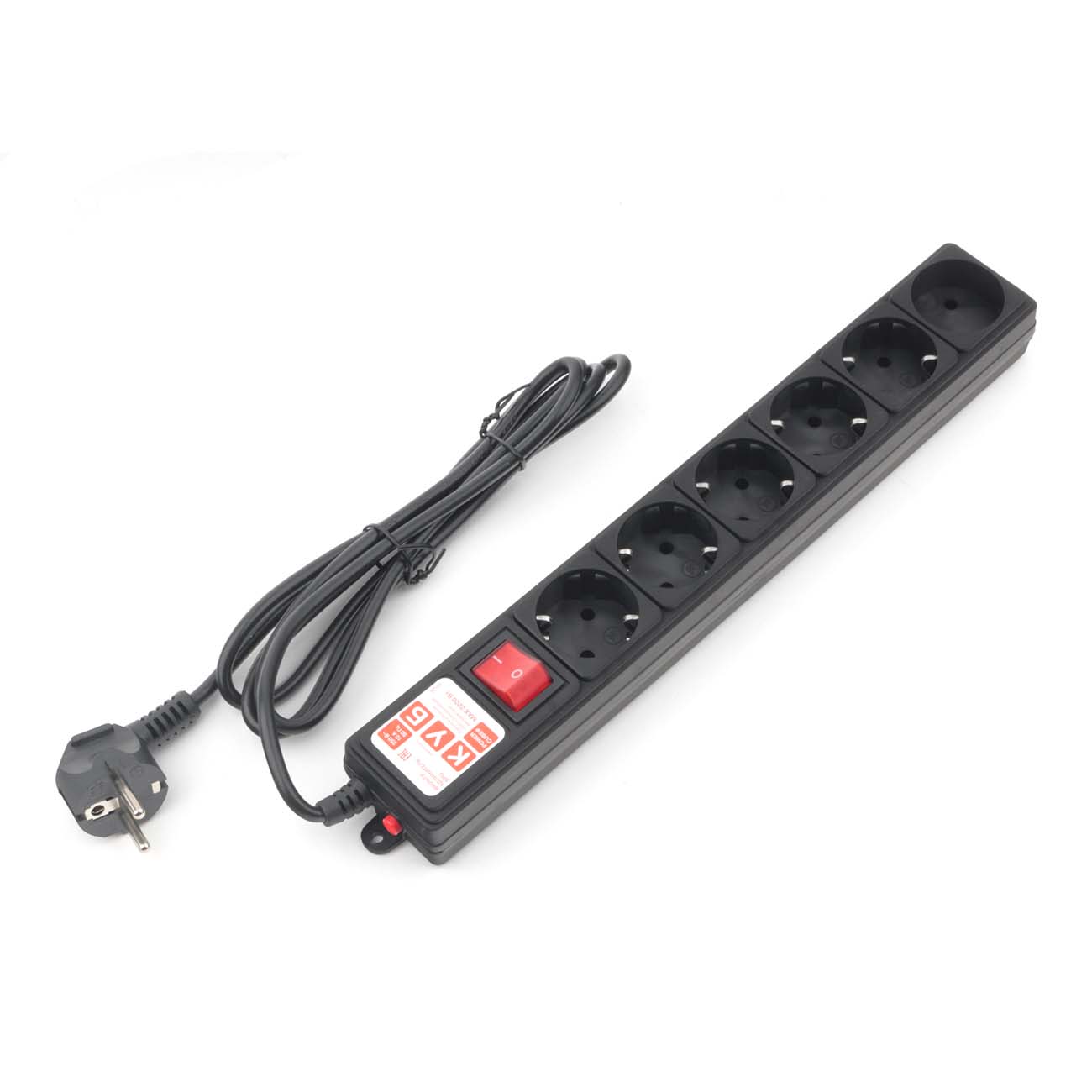 Изображение товара Сетевой фильтр Power Cube SPG-MXTR-17 1.9м 6роз., черный (10А/2,2кВт)