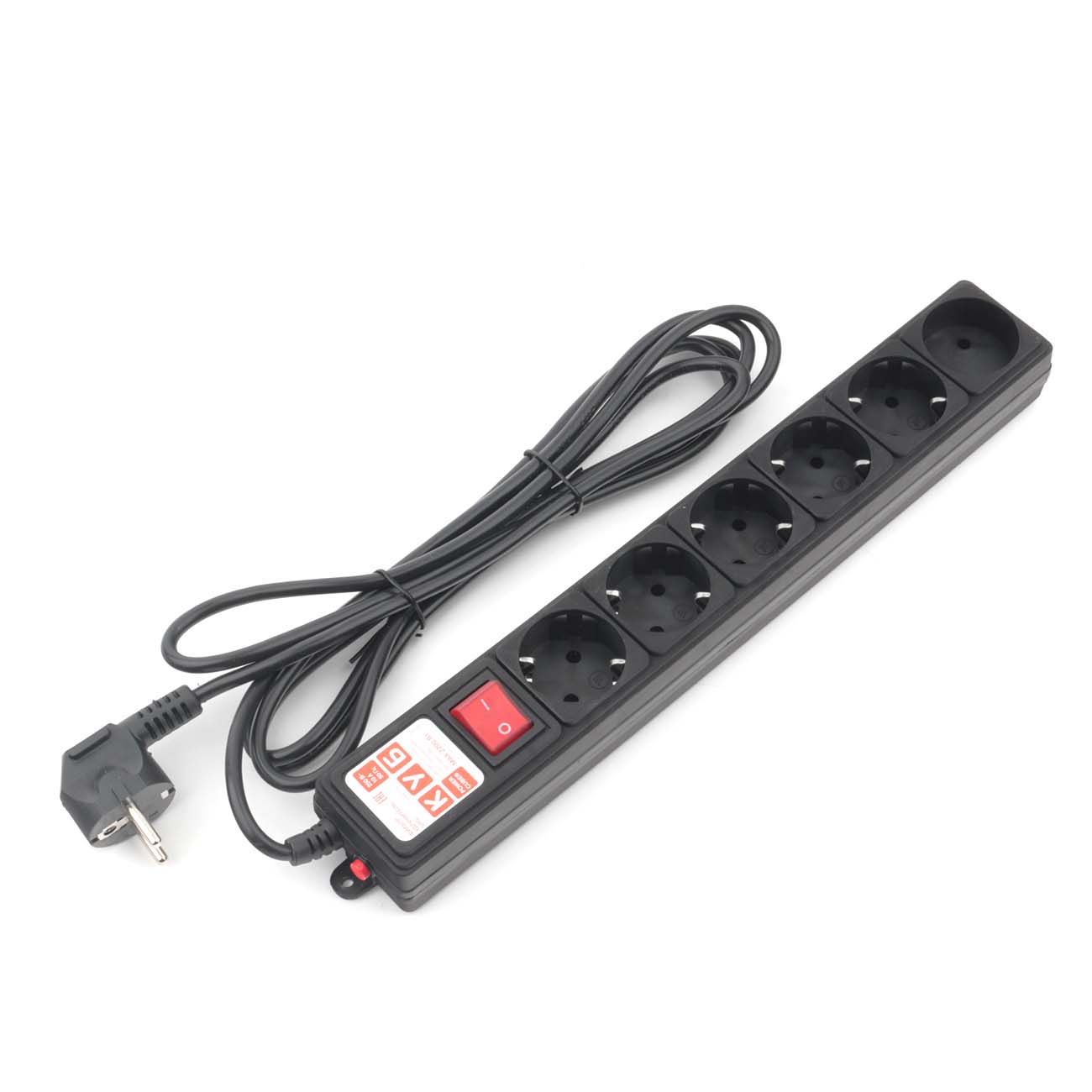 Изображение товара Сетевой фильтр Power Cube SPG-MXTR-18 3м 6роз., черный (10А/2,2кВт)