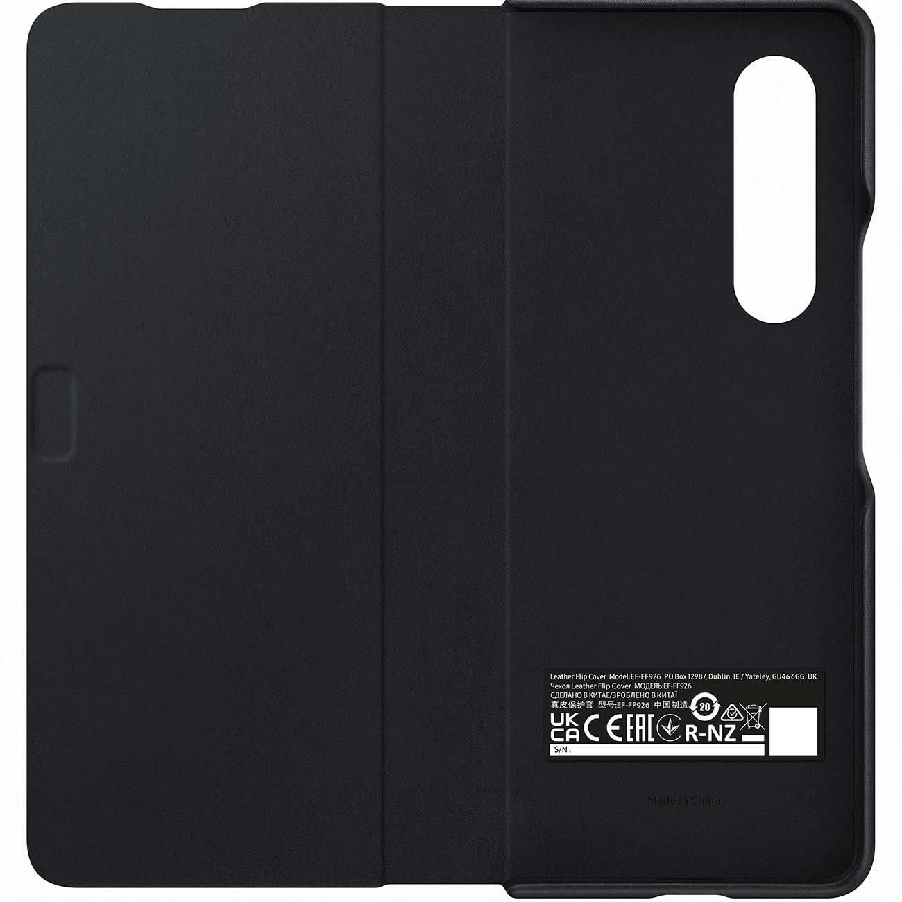 Купить Чехол Samsung Galaxy Z Fold3 Leather Flip Cover Black EF-FF926 в  каталоге интернет магазина М.Видео по выгодной цене с доставкой, отзывы,  фотографии - Москва