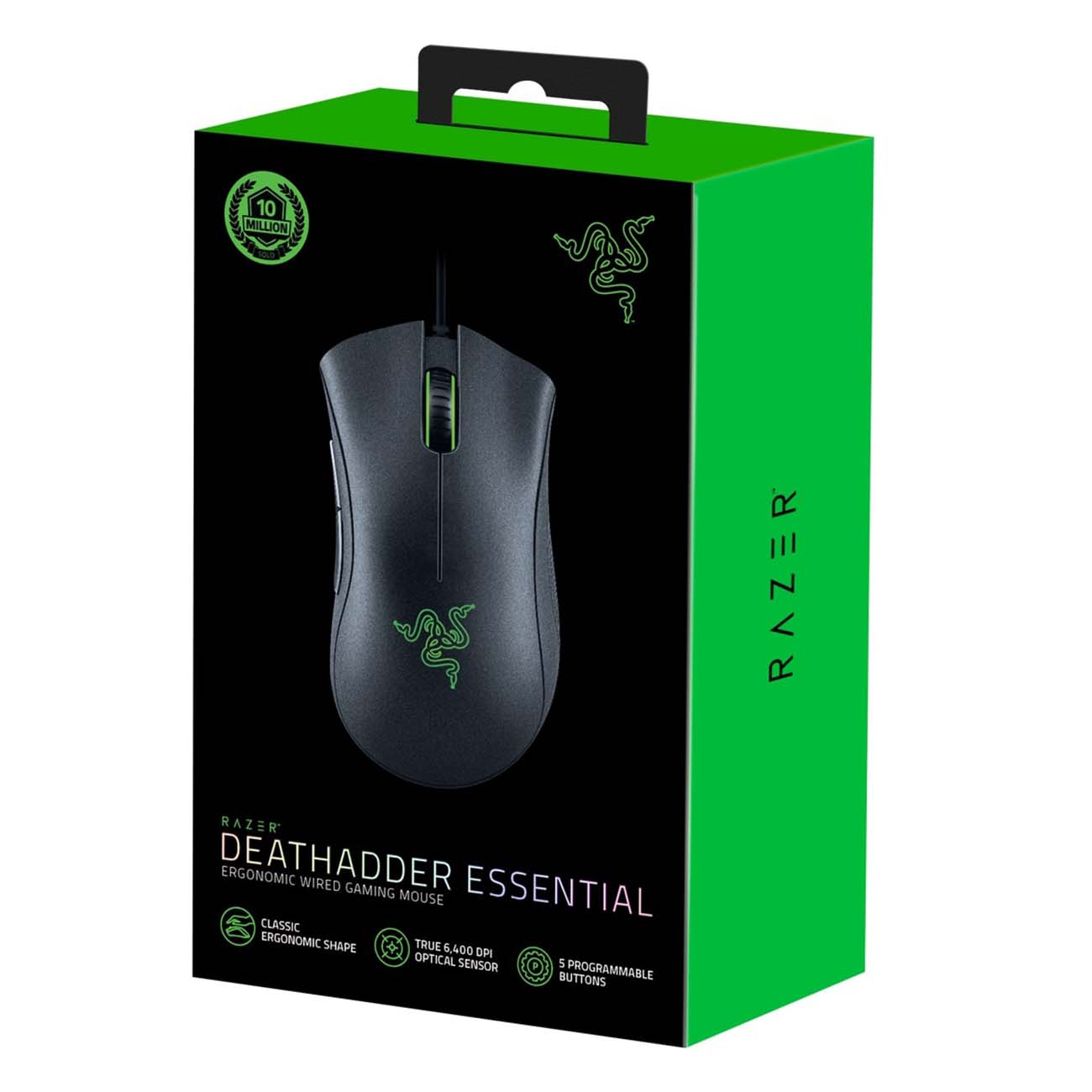 Купить Игровая мышь Razer DeathAdder Essential Black (RZ01-03850100-R3M1) в  каталоге интернет магазина М.Видео по выгодной цене с доставкой, отзывы,  фотографии - Москва