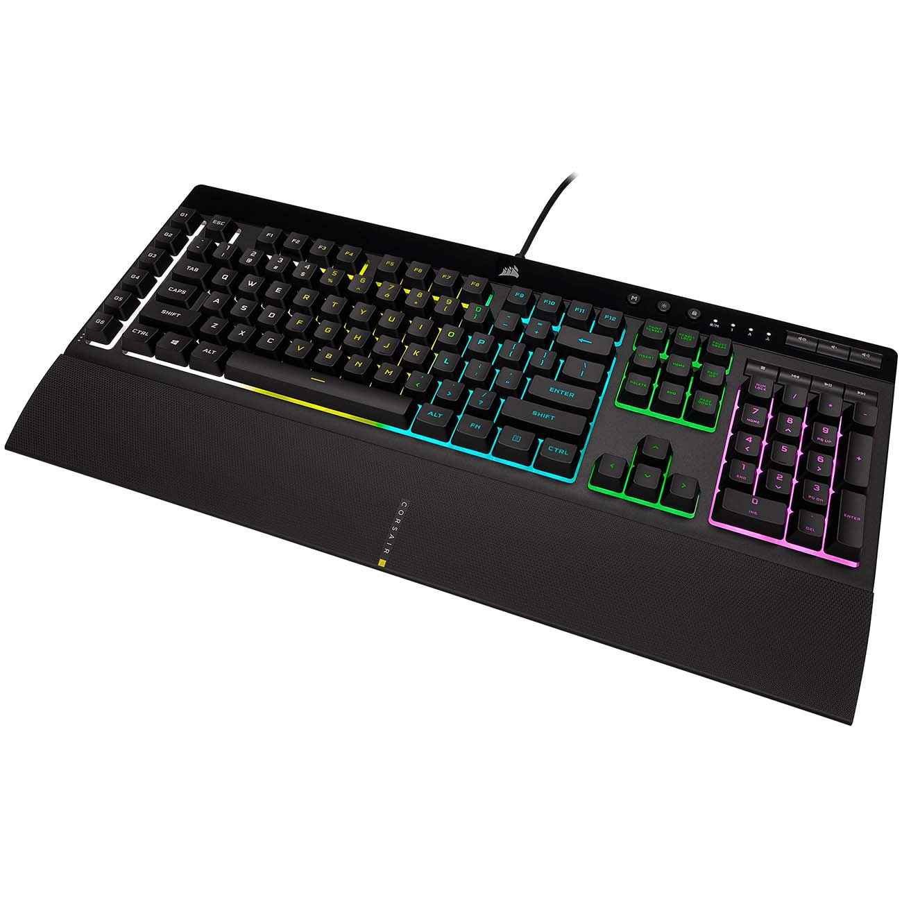 Купить Игровая клавиатура Corsair K55 RGB Pro (CH-9226765-RU) в каталоге  интернет магазина М.Видео по выгодной цене с доставкой, отзывы, фотографии  - Москва