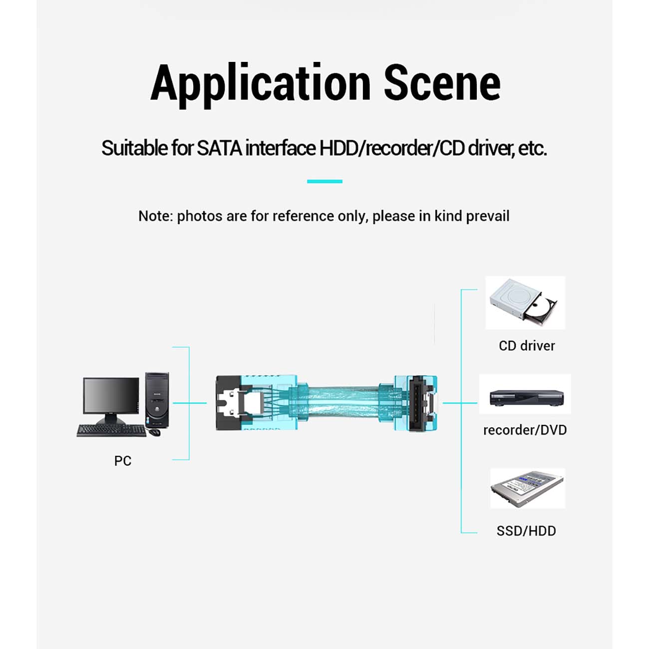 Купить Кабель для компьютера Vention SATA 3 M/SATA 3 M угловой голубой 50см  (KDDSD) в каталоге интернет магазина М.Видео по выгодной цене с доставкой,  отзывы, фотографии - Москва