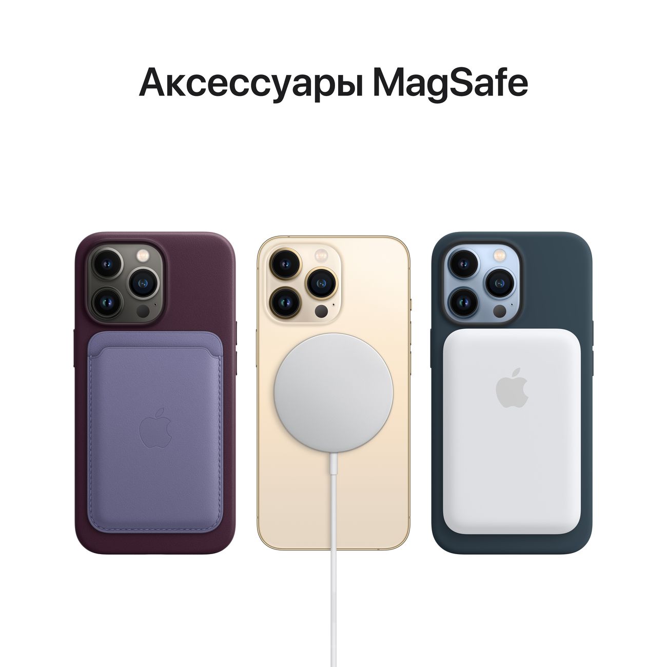 Купить Чехол Apple iPhone 13 Pro Leather Case MagSafe Midnight в каталоге  интернет магазина М.Видео по выгодной цене с доставкой, отзывы, фотографии  - Москва