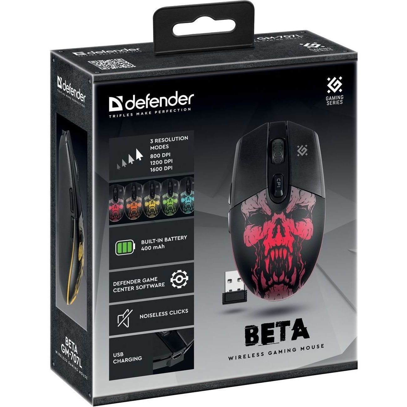 Игровая мышь Defender Beta GM-707L LED (52707)