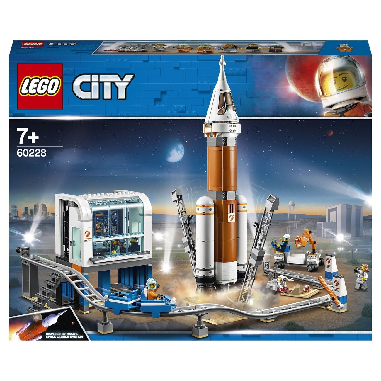 Купить Конструктор детский Lego CITY Ракета д/запуска в космос +  пульт(60228) в каталоге интернет магазина М.Видео по выгодной цене с  доставкой, отзывы, фотографии - Москва