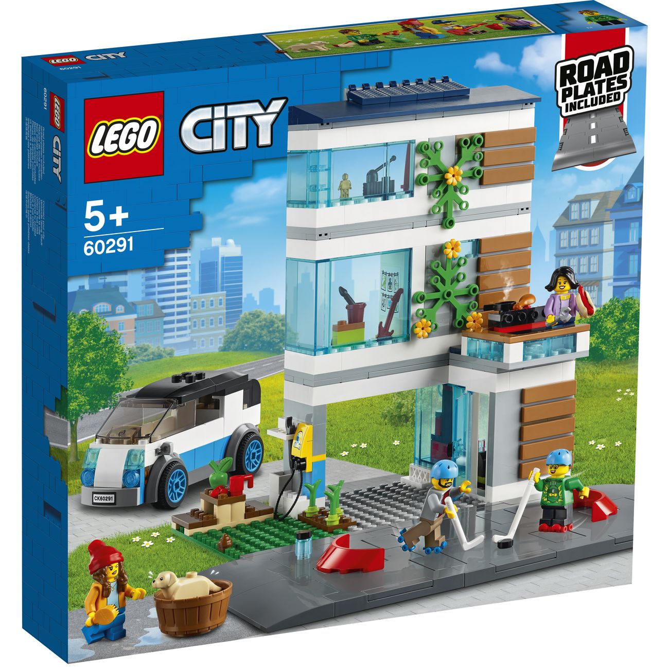 Купить Конструктор детский Lego CITY Современный дом для семьи (60291) в  каталоге интернет магазина М.Видео по выгодной цене с доставкой, отзывы,  фотографии - Москва