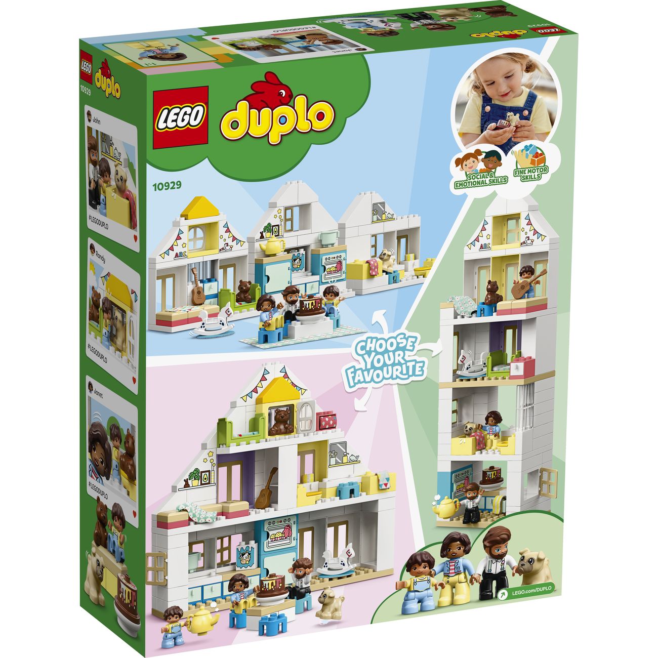 Купить Конструктор детский Lego DUPLO Модульный игрушечный дом (10929) в  каталоге интернет магазина М.Видео по выгодной цене с доставкой, отзывы,  фотографии - Москва