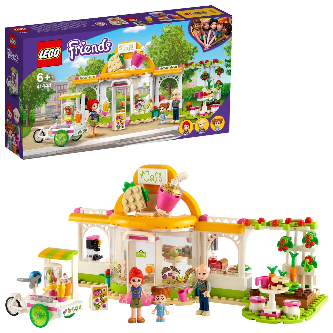 Купить Конструктор детский Lego FRIENDS Органическое кафе Хартлейк-Сити  (41444) в каталоге интернет магазина М.Видео по выгодной цене с доставкой,  отзывы, фотографии - Москва