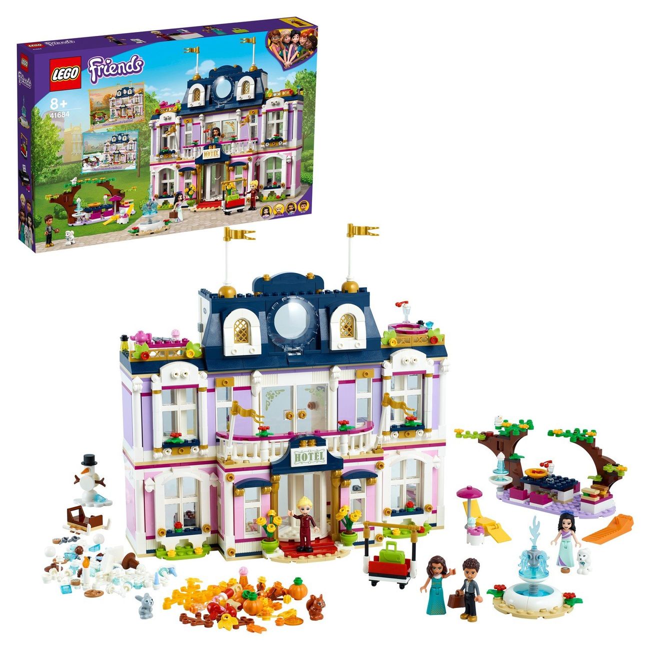 Купить Конструктор детский Lego FRIENDS Гранд-отель Хартлейк Сити (41684) в  каталоге интернет магазина М.Видео по выгодной цене с доставкой, отзывы,  фотографии - Москва