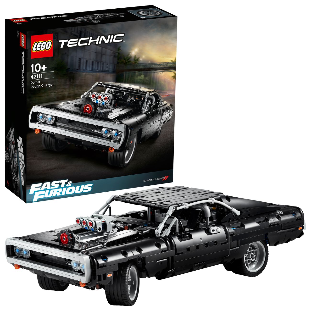 Купить Конструктор детский Lego TECHNIC Dodge Charger Доминика Торетто  (42111) в каталоге интернет магазина М.Видео по выгодной цене с доставкой,  отзывы, фотографии - Москва