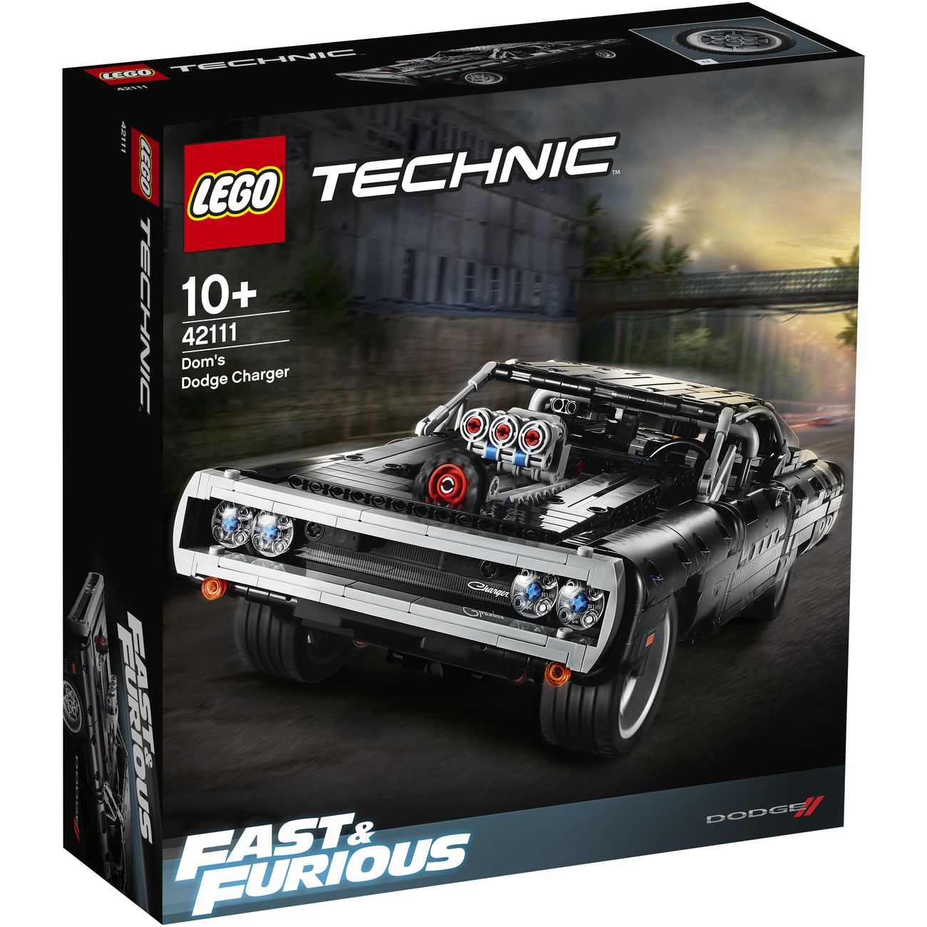 Купить Конструктор детский Lego TECHNIC Dodge Charger Доминика Торетто  (42111) в каталоге интернет магазина М.Видео по выгодной цене с доставкой,  отзывы, фотографии - Москва