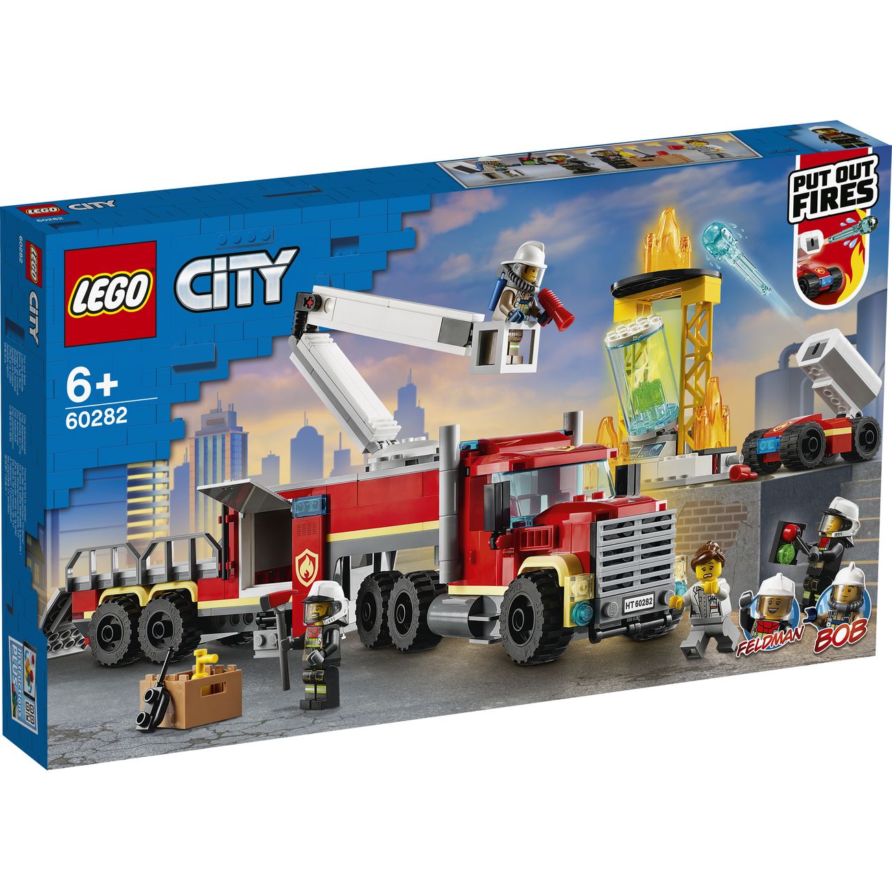 Купить Конструктор детский Lego CITY Команда пожарных (60282) в каталоге  интернет магазина М.Видео по выгодной цене с доставкой, отзывы, фотографии  - Москва