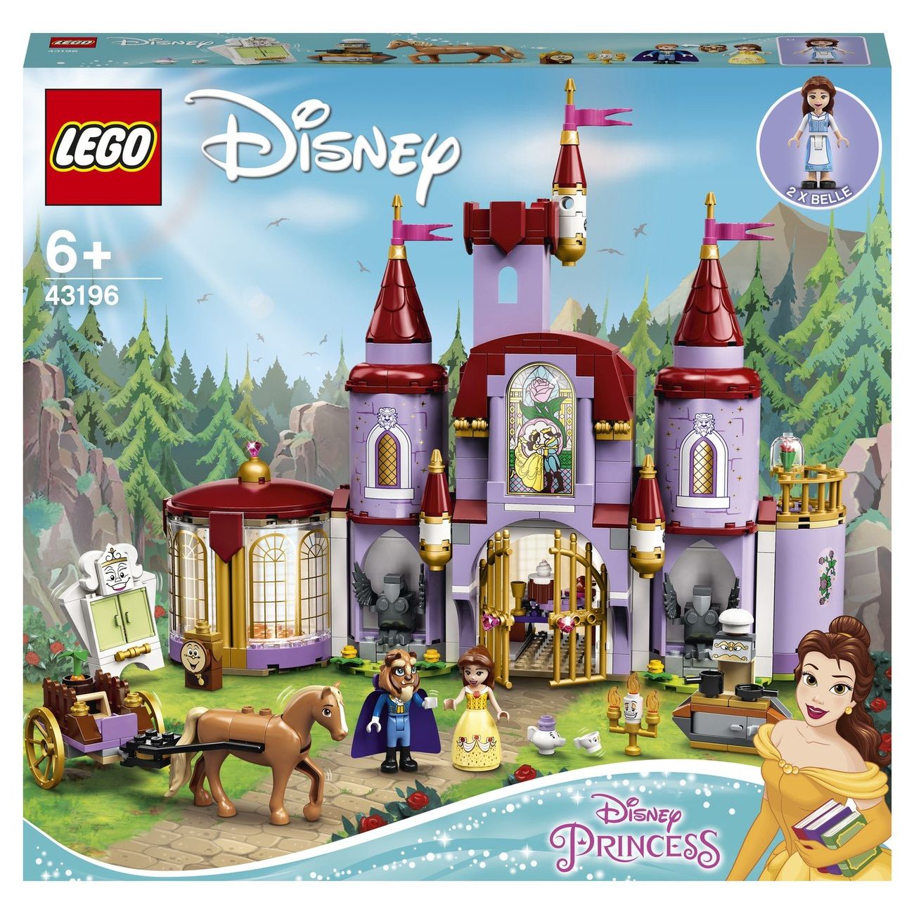 Купить Конструктор детский Lego Princess Замок Белль и Чудовища (43196) в  каталоге интернет магазина М.Видео по выгодной цене с доставкой, отзывы,  фотографии - Москва