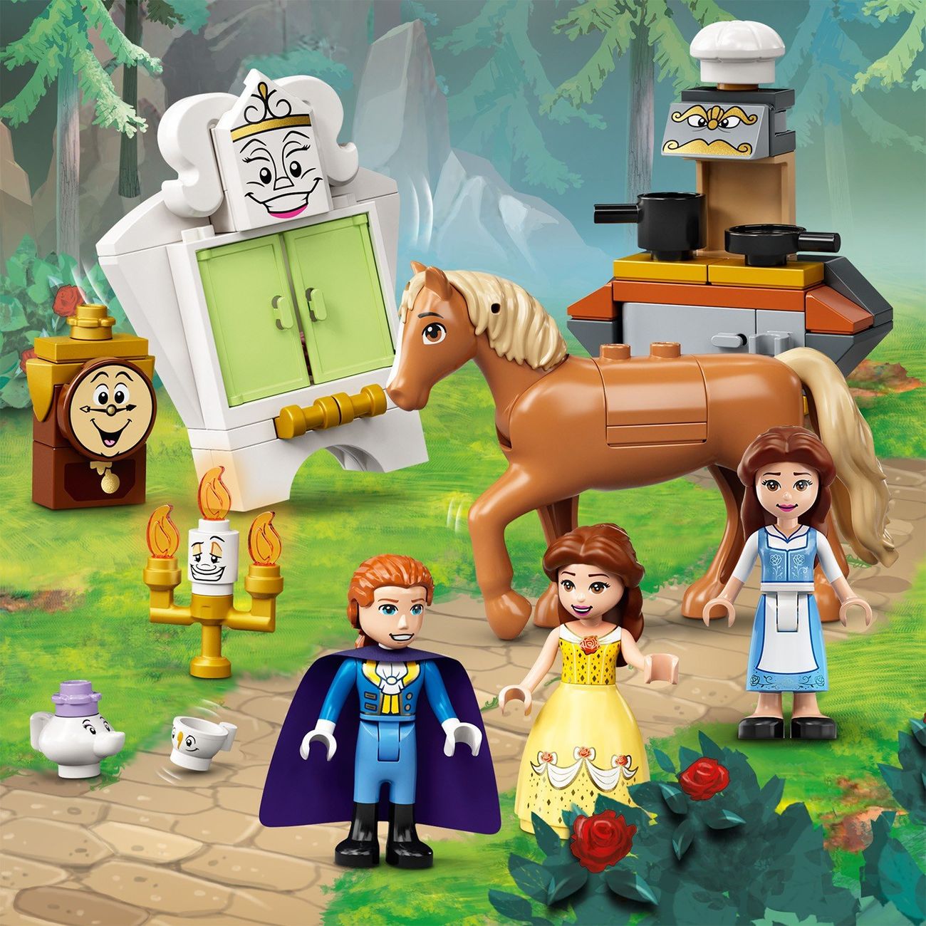 Купить Конструктор детский Lego Princess Замок Белль и Чудовища (43196) в  каталоге интернет магазина М.Видео по выгодной цене с доставкой, отзывы,  фотографии - Москва