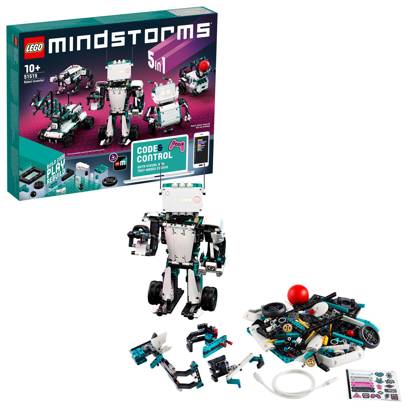 Купить Конструктор детский Lego MINDSTORMS Робот-изобретатель (51515) в  каталоге интернет магазина М.Видео по выгодной цене с доставкой, отзывы,  фотографии - Москва