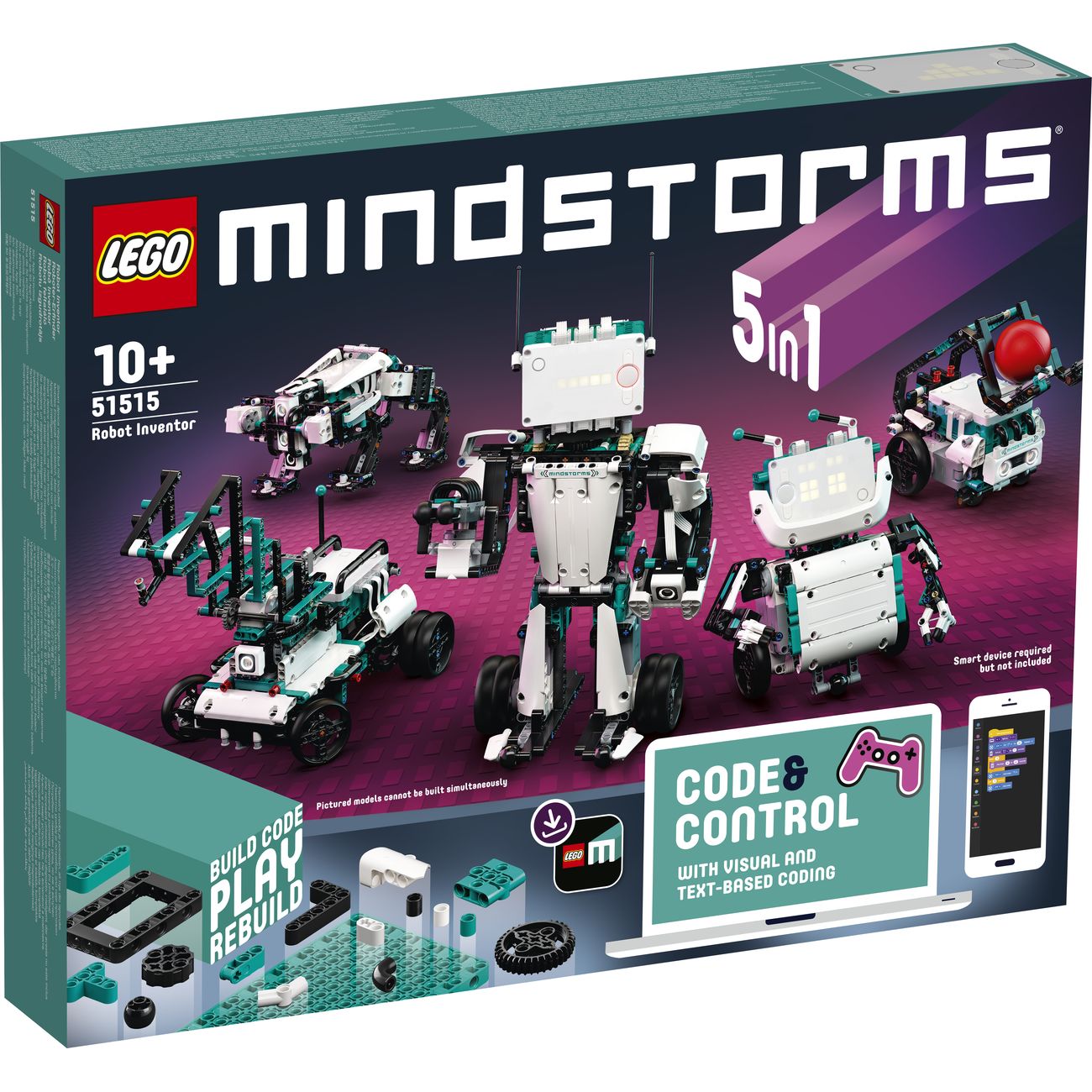 Купить Конструктор детский Lego MINDSTORMS Робот-изобретатель (51515) в  каталоге интернет магазина М.Видео по выгодной цене с доставкой, отзывы,  фотографии - Москва