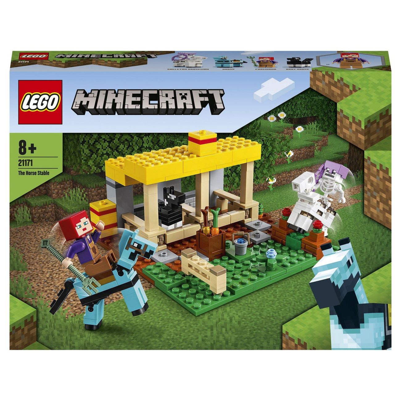 Купить Конструктор детский Lego Minecraft Конюшня (21171) в каталоге  интернет магазина М.Видео по выгодной цене с доставкой, отзывы, фотографии  - Москва