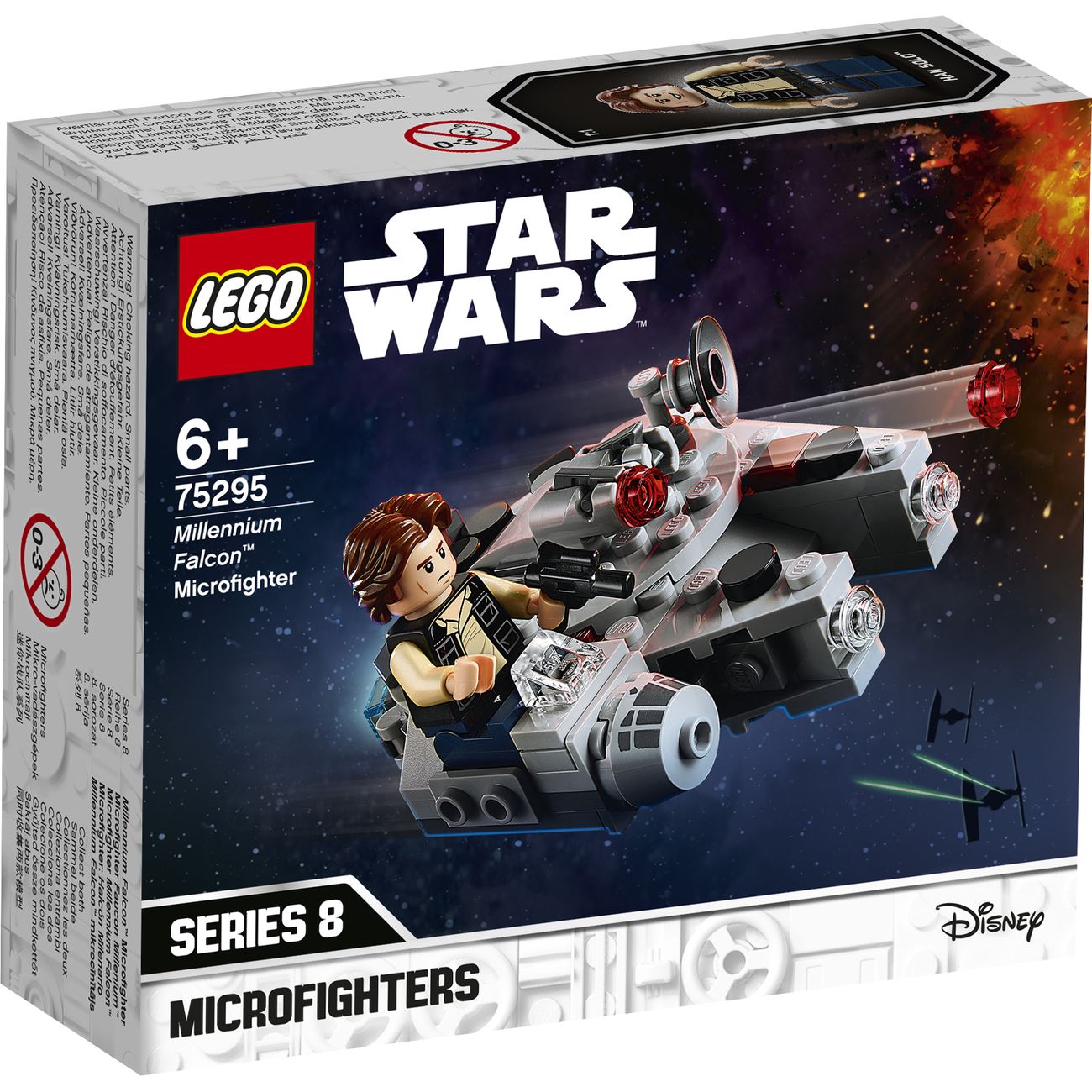 Купить Конструктор детский Lego STAR WARS Микрофайтеры: Сокол тысячелетия  (75295) в каталоге интернет магазина М.Видео по выгодной цене с доставкой,  отзывы, фотографии - Москва