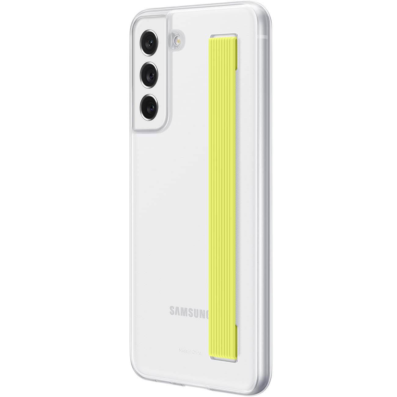 Купить Чехол Samsung Slim Strap Cover S21 FE белый оттенок (EF-XG990) в  каталоге интернет магазина М.Видео по выгодной цене с доставкой, отзывы,  фотографии - Москва