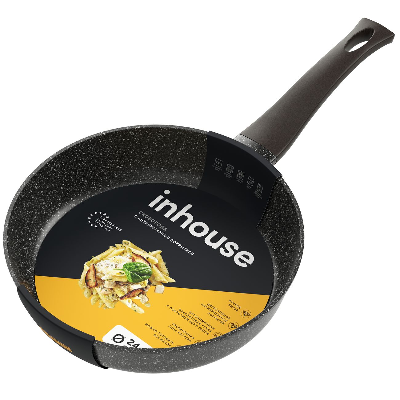 Изображение товара Сковорода Inhouse Bruna 24 см (IHBRN24)