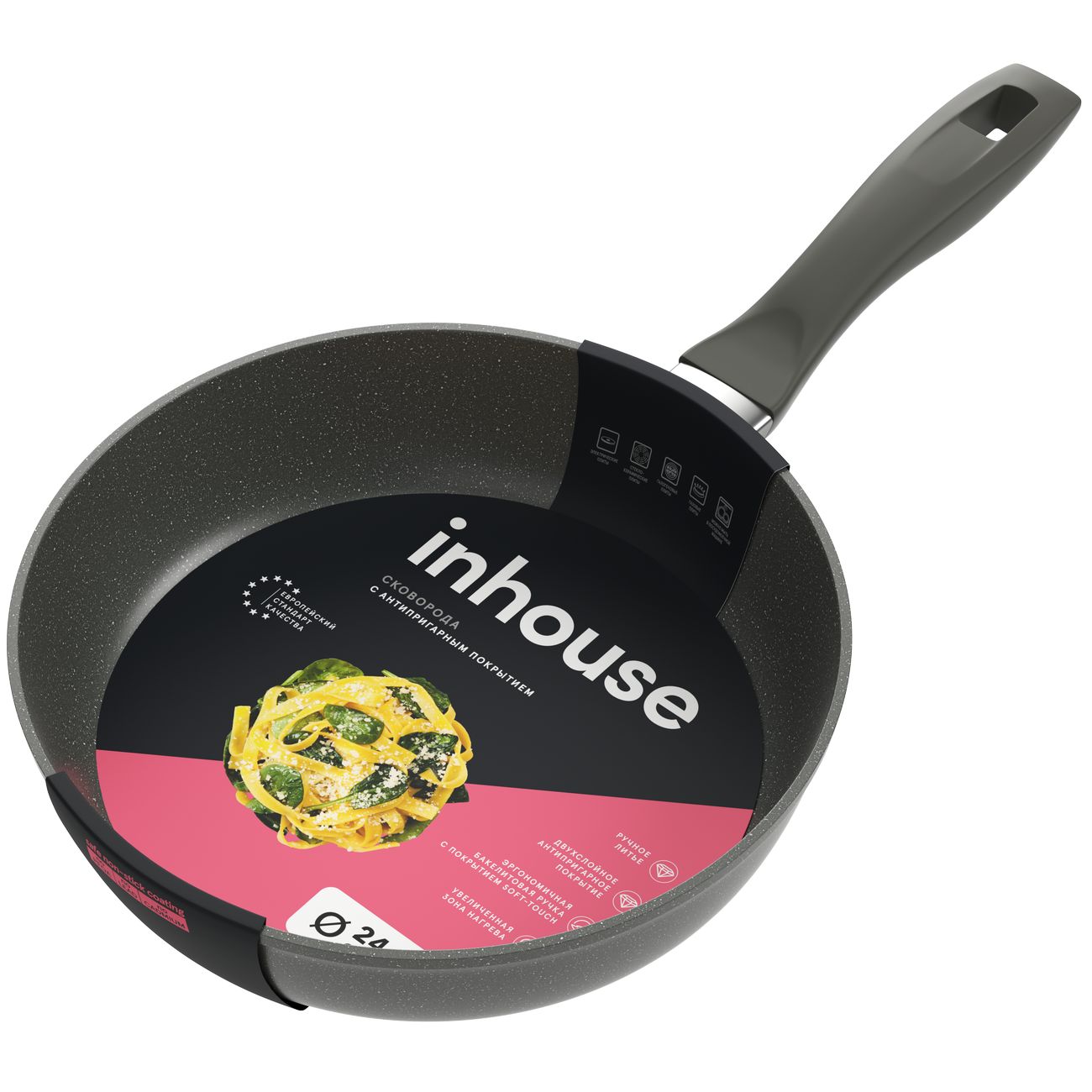 Изображение товара Сковорода Inhouse Judi 24 см (IHJD24)