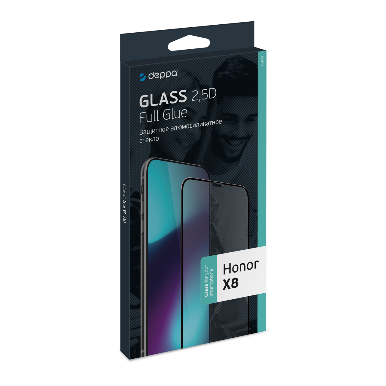 Купить Защитное стекло Deppa 2,5D для Honor X8, Full Glue черная рамка в  каталоге интернет магазина М.Видео по выгодной цене с доставкой, отзывы,  фотографии - Москва