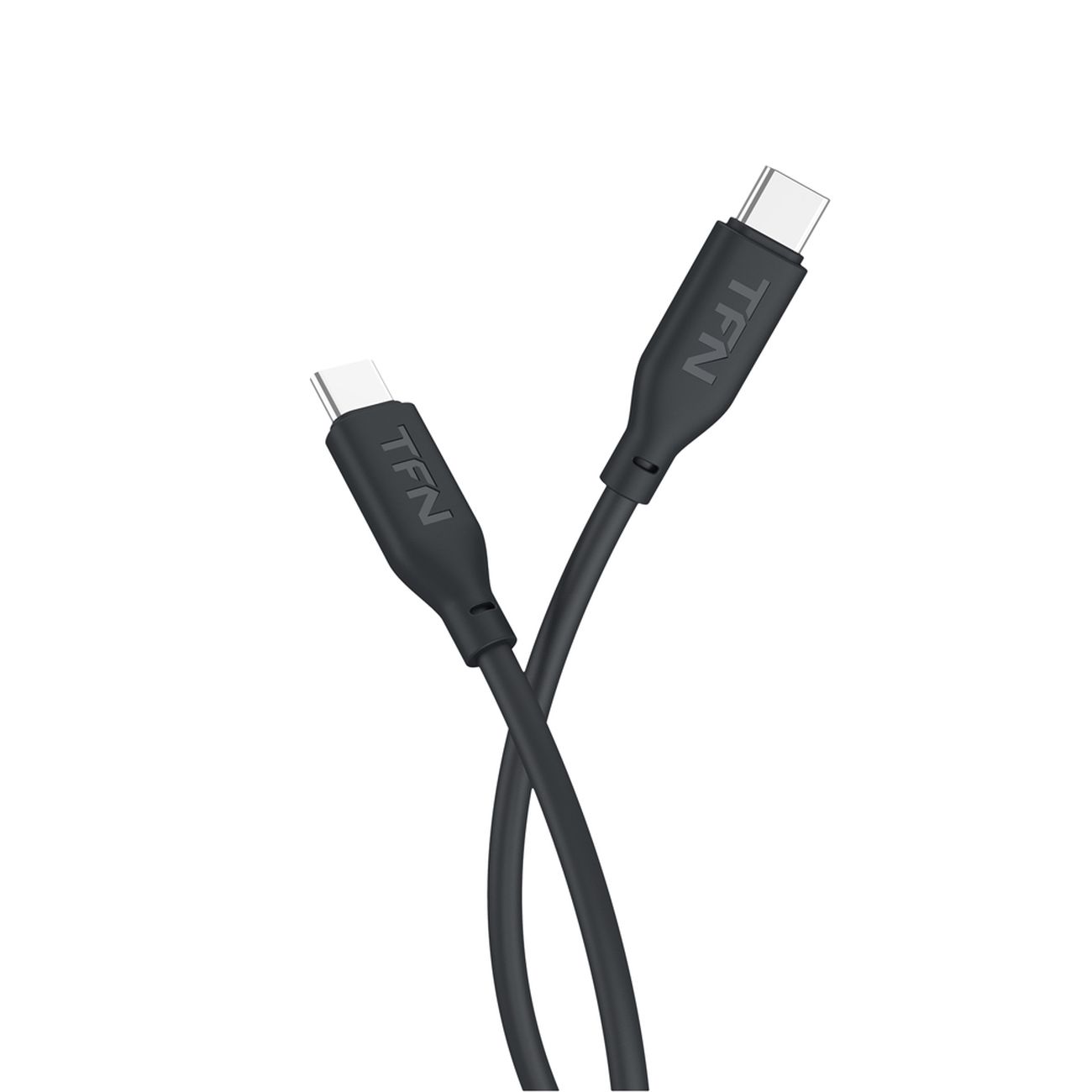 Изображение товара Кабель USB Type-C TFN TypeCTypeC silicone 0.6m black TFN-C-SIL-CC06M-BK
