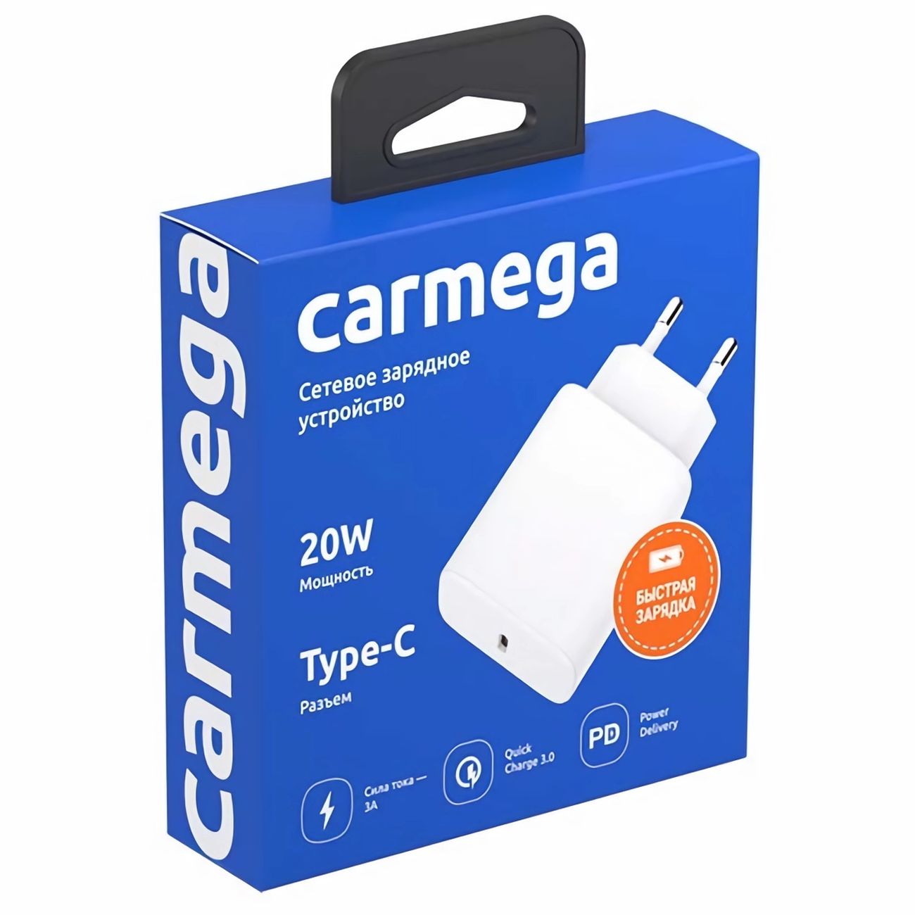 Купить Сетевое зарядное устройство Carmega Type-C 20W White (CAR-WC103) в  каталоге интернет магазина М.Видео по выгодной цене с доставкой, отзывы,  фотографии - Москва