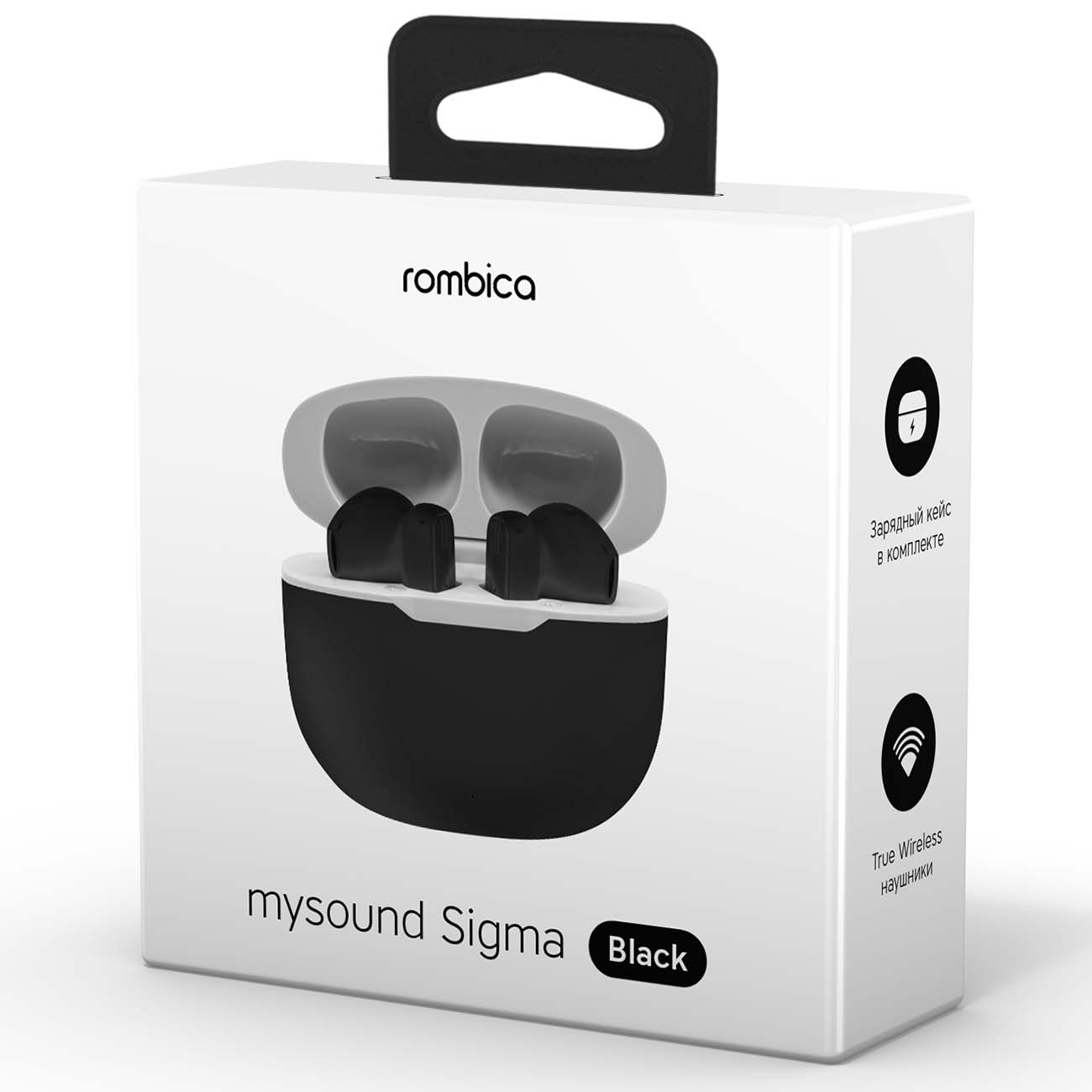 Купить Наушники True Wireless Rombica mySound Sigma Black (BH-T020) в  каталоге интернет магазина М.Видео по выгодной цене с доставкой, отзывы,  фотографии - Москва