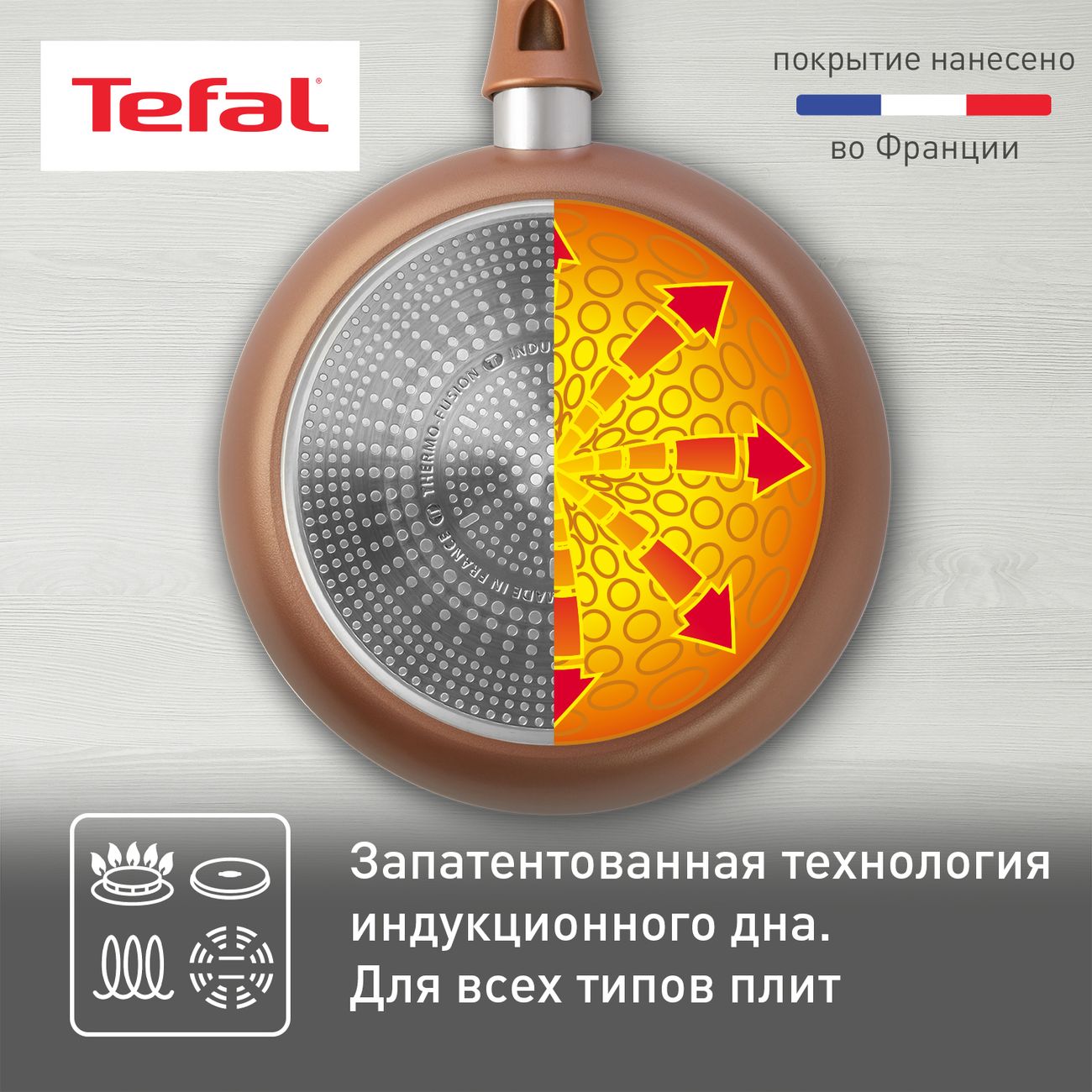 Купить Сковорода Tefal Maxima 24 см 04222124 в каталоге интернет магазина  М.Видео по выгодной цене с доставкой, отзывы, фотографии - Москва