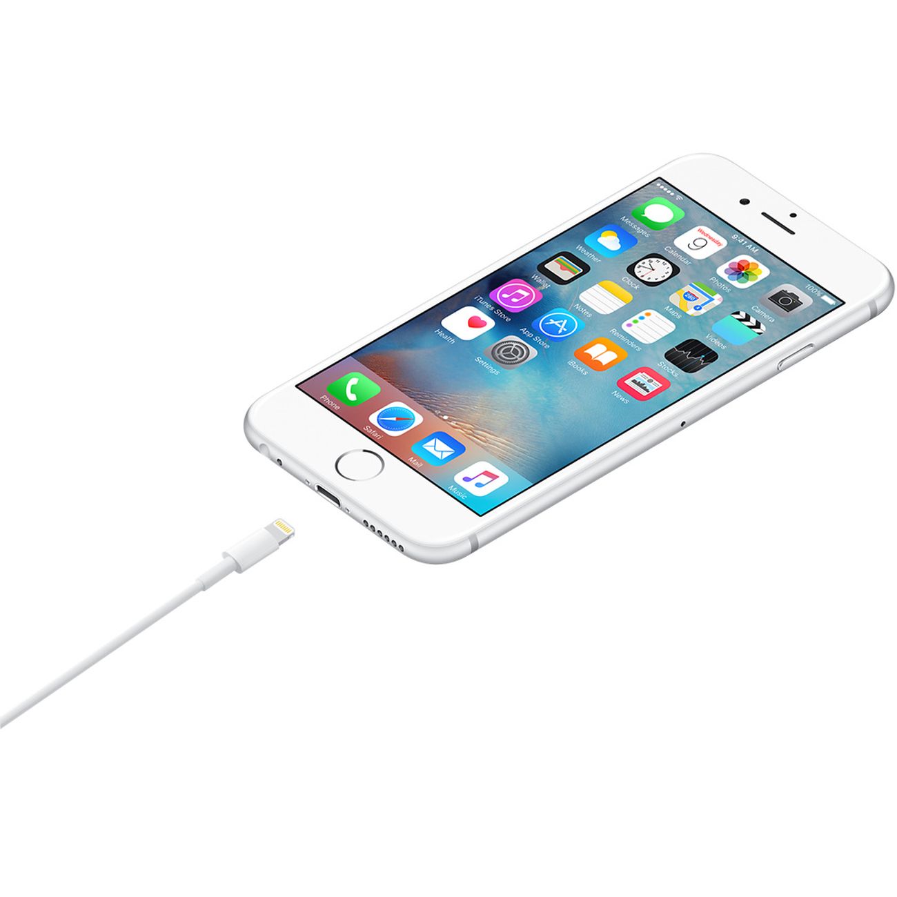 Купить Кабель Lightning Apple Lightning to USB cable (2m) (MD819) в  каталоге интернет магазина М.Видео по выгодной цене с доставкой, отзывы,  фотографии - Москва