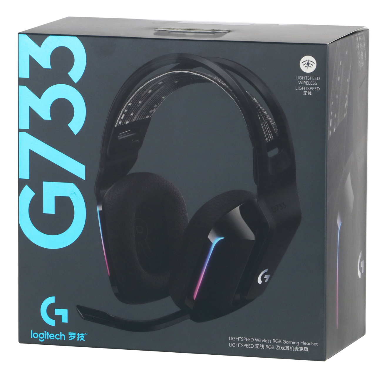 Игровые наушники Logitech G733 Lightspeed Black