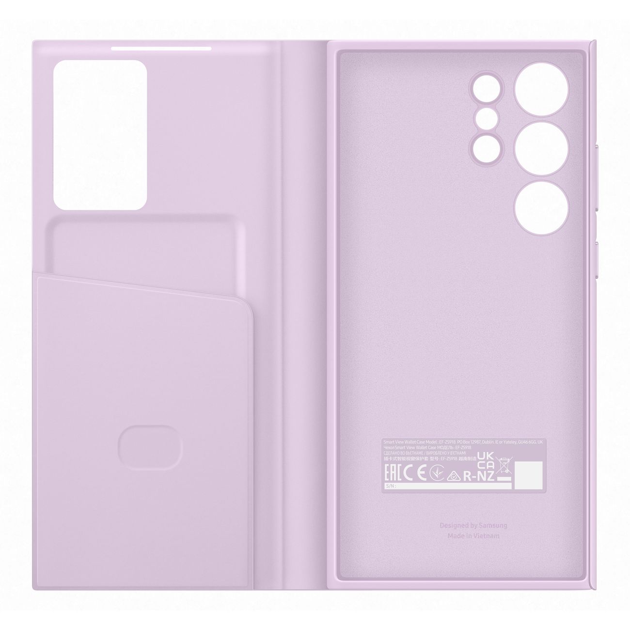 Купить Чехол Samsung Smart View Wallet Case для Galaxy S23 Ultra Lilac в  каталоге интернет магазина М.Видео по выгодной цене с доставкой, отзывы,  фотографии - Москва